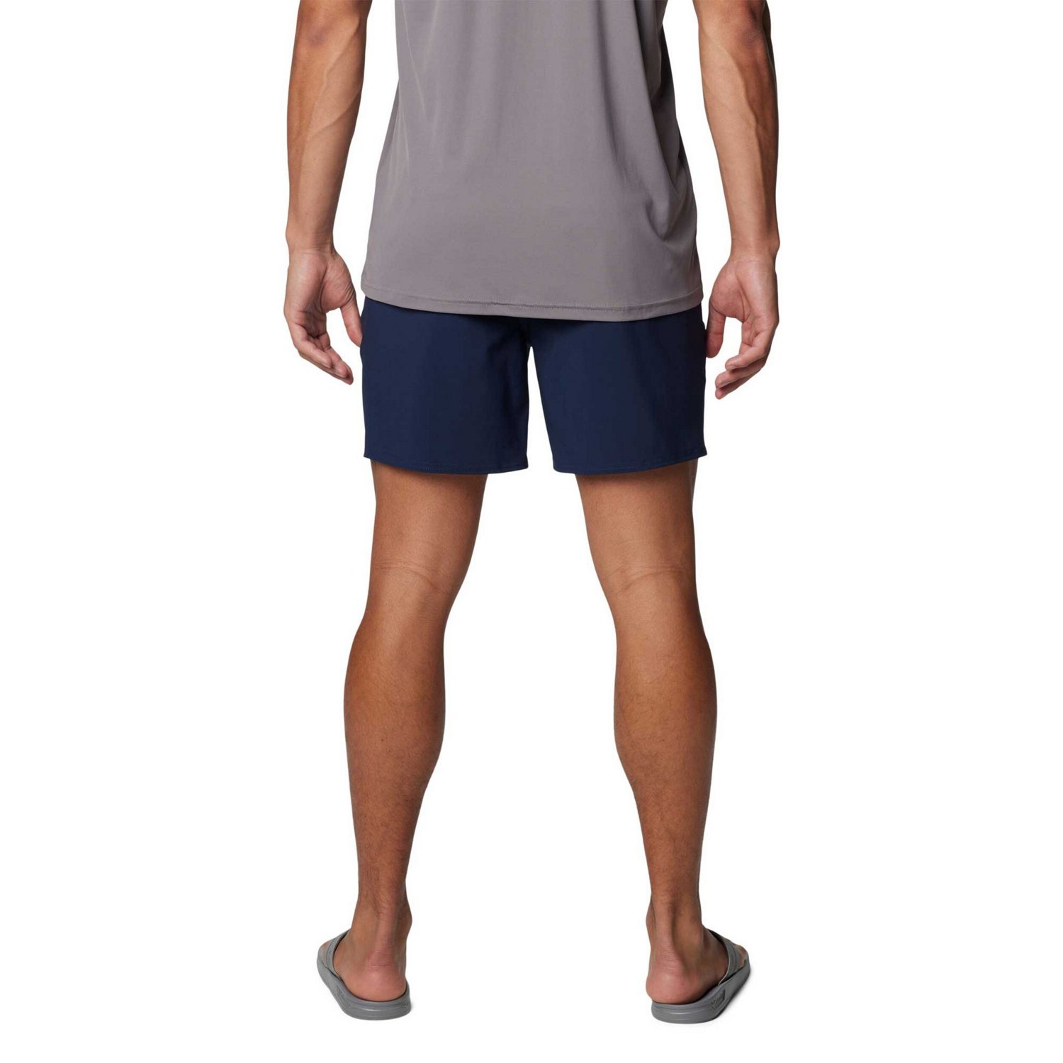 Columbia Michigan Wolverines PFG Terminal Roamer Omni-Shade Stretch Shorts                                                       - view number 2