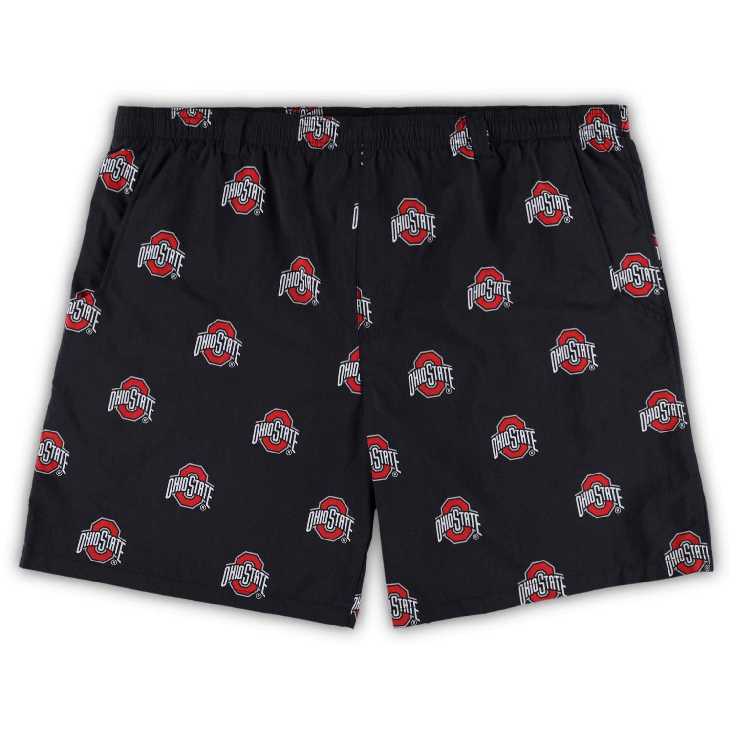 Columbia Ohio State Buckeyes Big  Tall Backcast II Allover Print Omni-Shade Shorts - view number 1