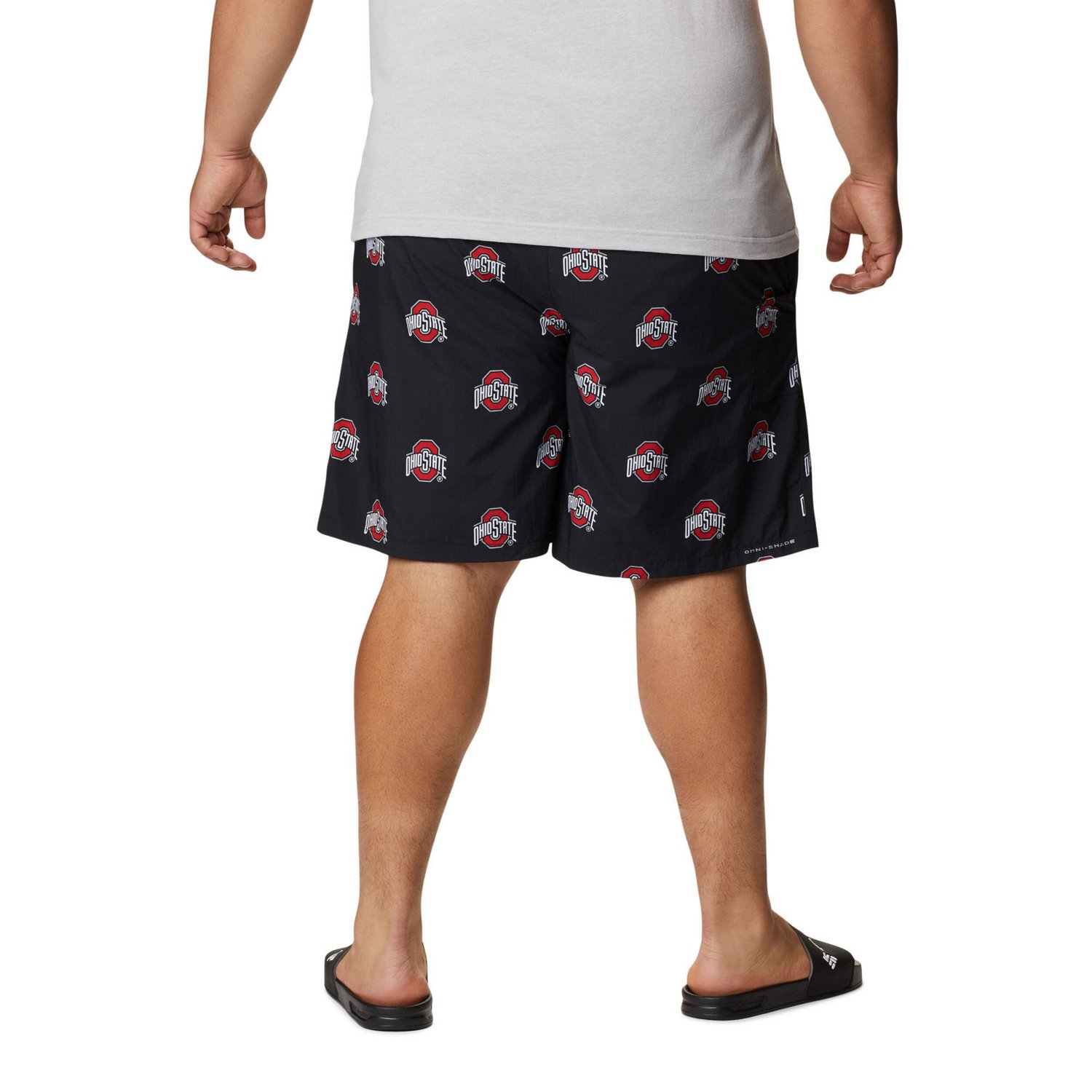 Columbia Ohio State Buckeyes Big  Tall Backcast II Allover Print Omni-Shade Shorts - view number 2