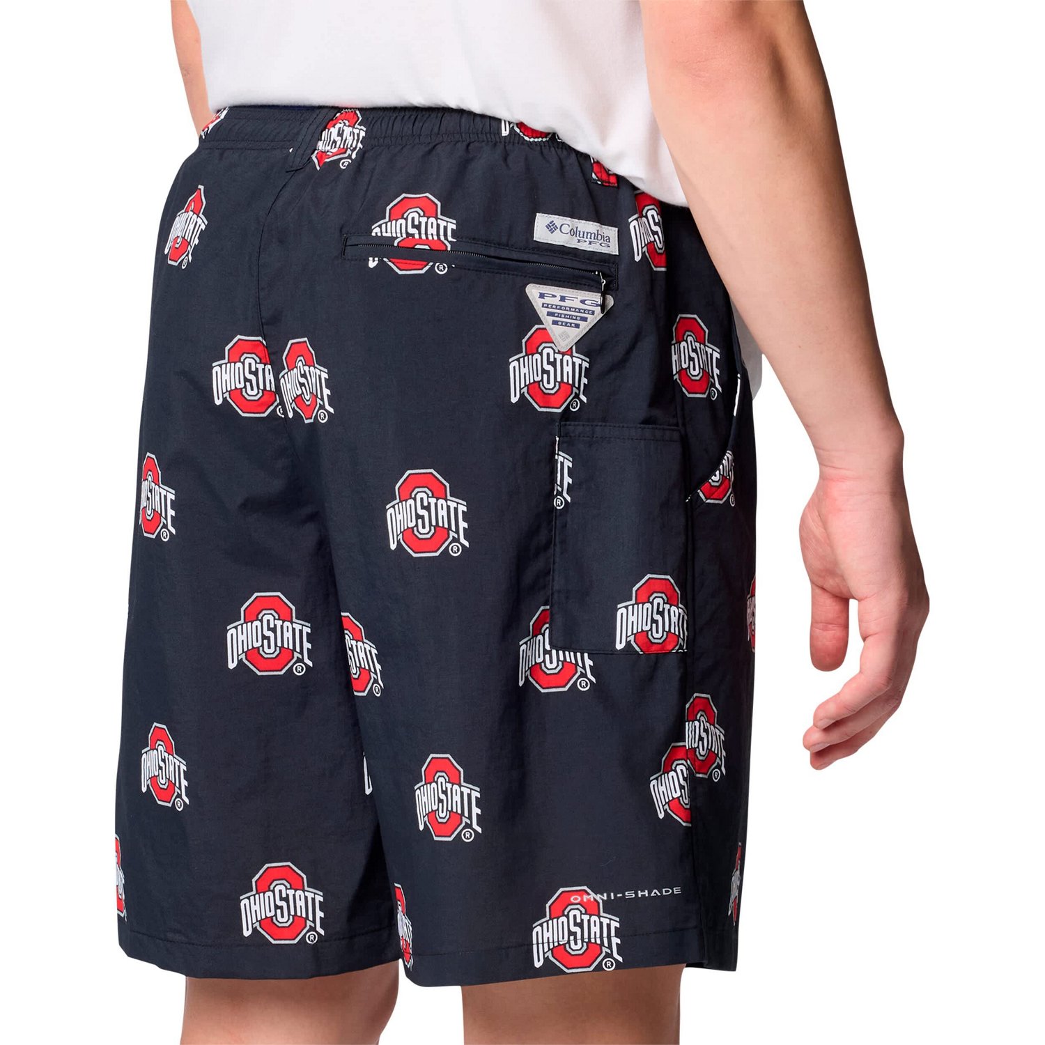 Columbia Ohio State Buckeyes Big  Tall Backcast Shorts                                                                           - view number 3