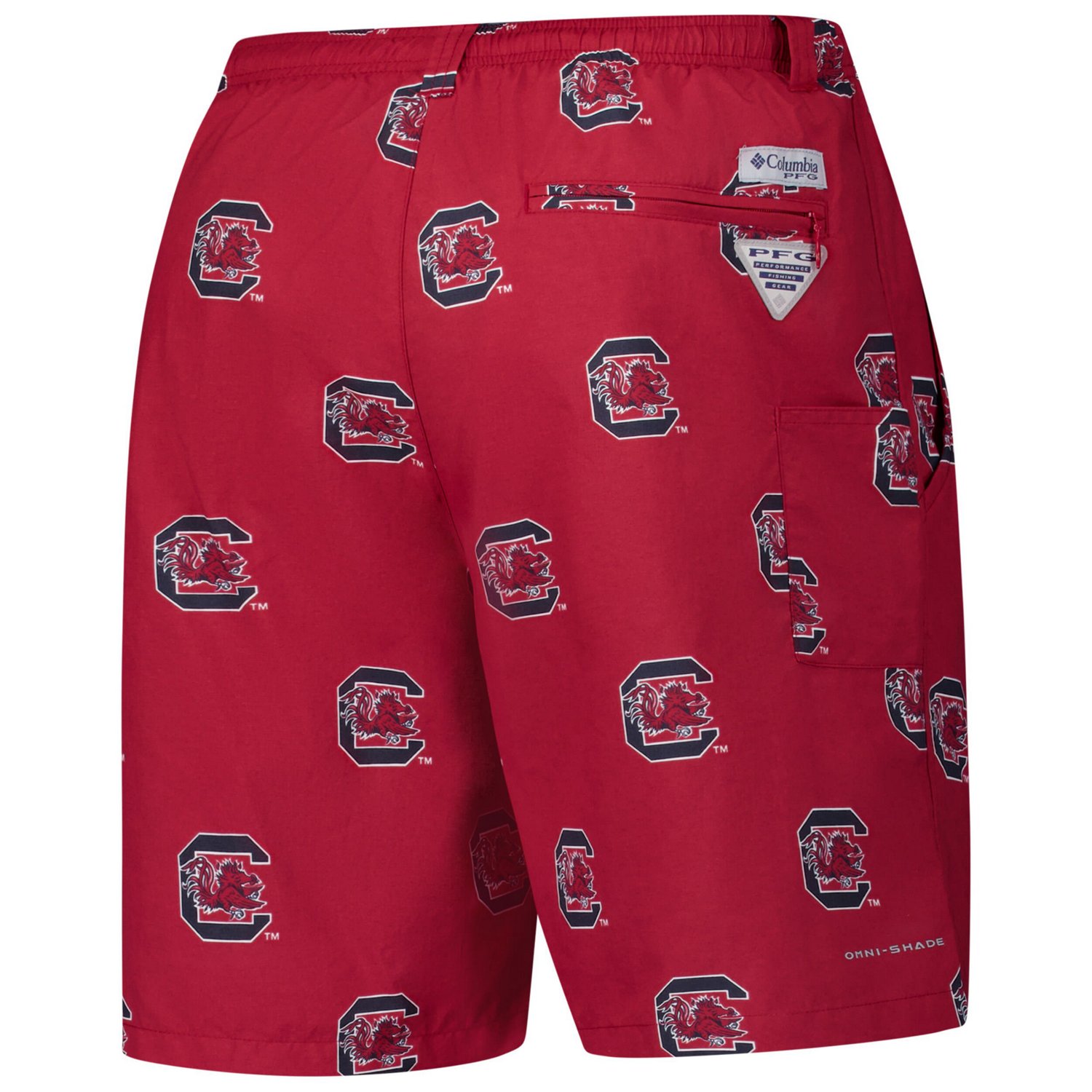 Columbia South Carolina Gamecocks PFG Backcast III Omni-Shade Shorts                                                             - view number 3