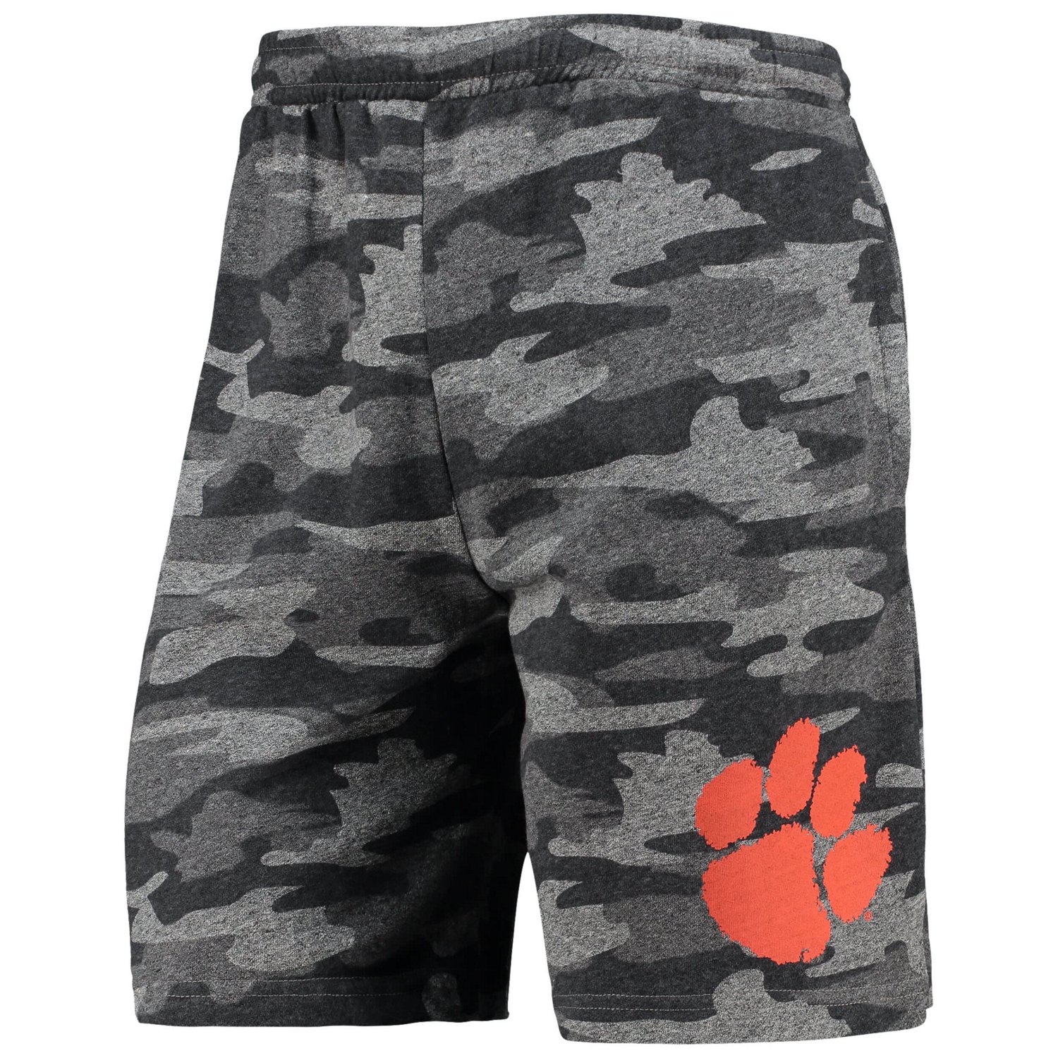 Concepts Sport /Gray Clemson Tigers Camo Backup Terry Jam Lounge Shorts - view number 2