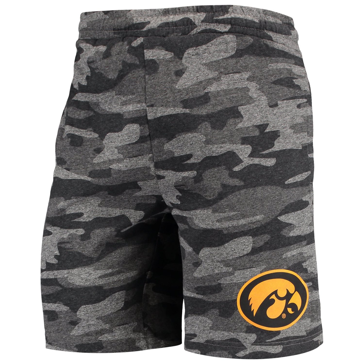 Concepts Sport /Gray Iowa Hawkeyes Camo Backup Terry Jam Lounge Shorts - view number 2