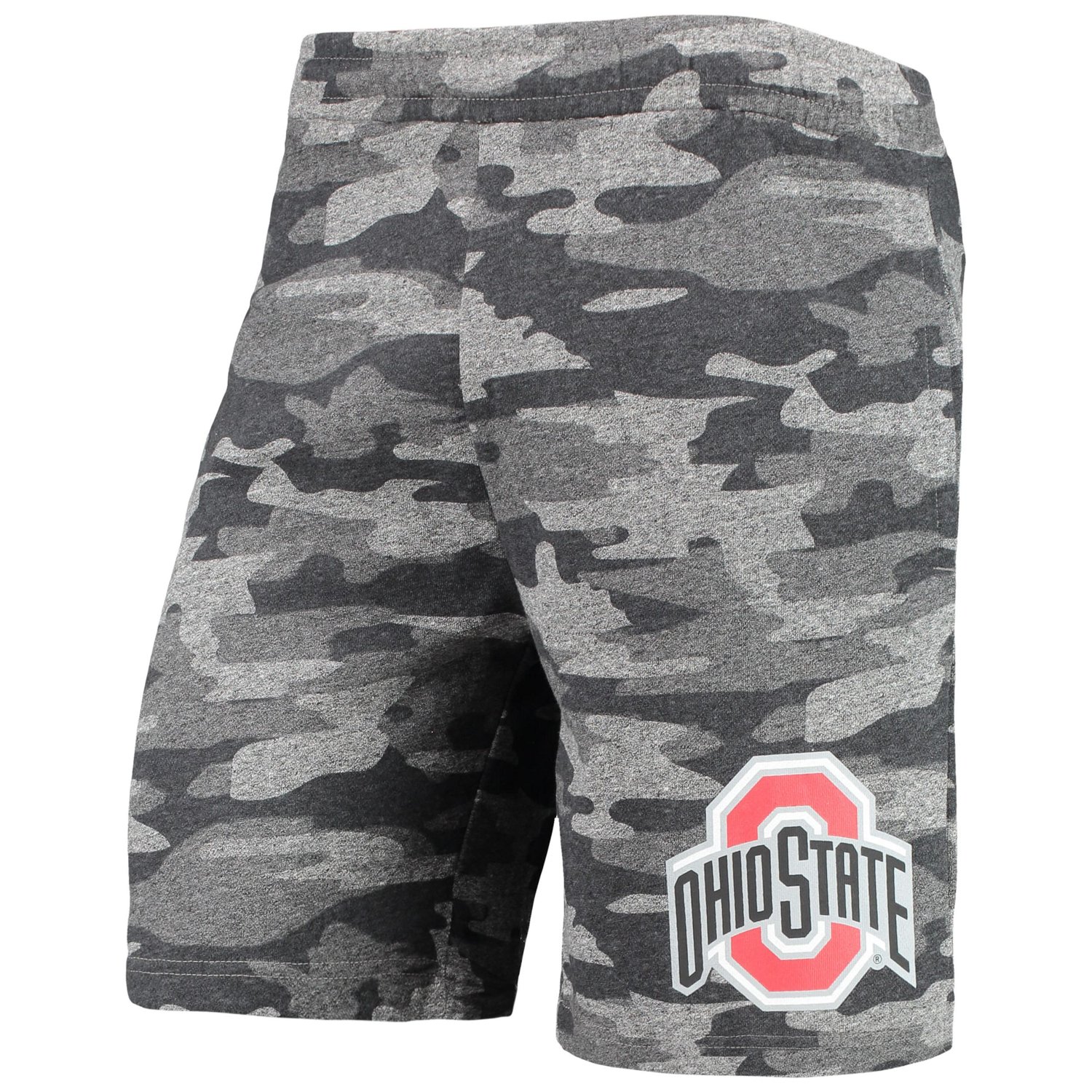 Concepts Sport /Gray Ohio State Buckeyes Camo Backup Terry Jam Lounge Shorts - view number 2
