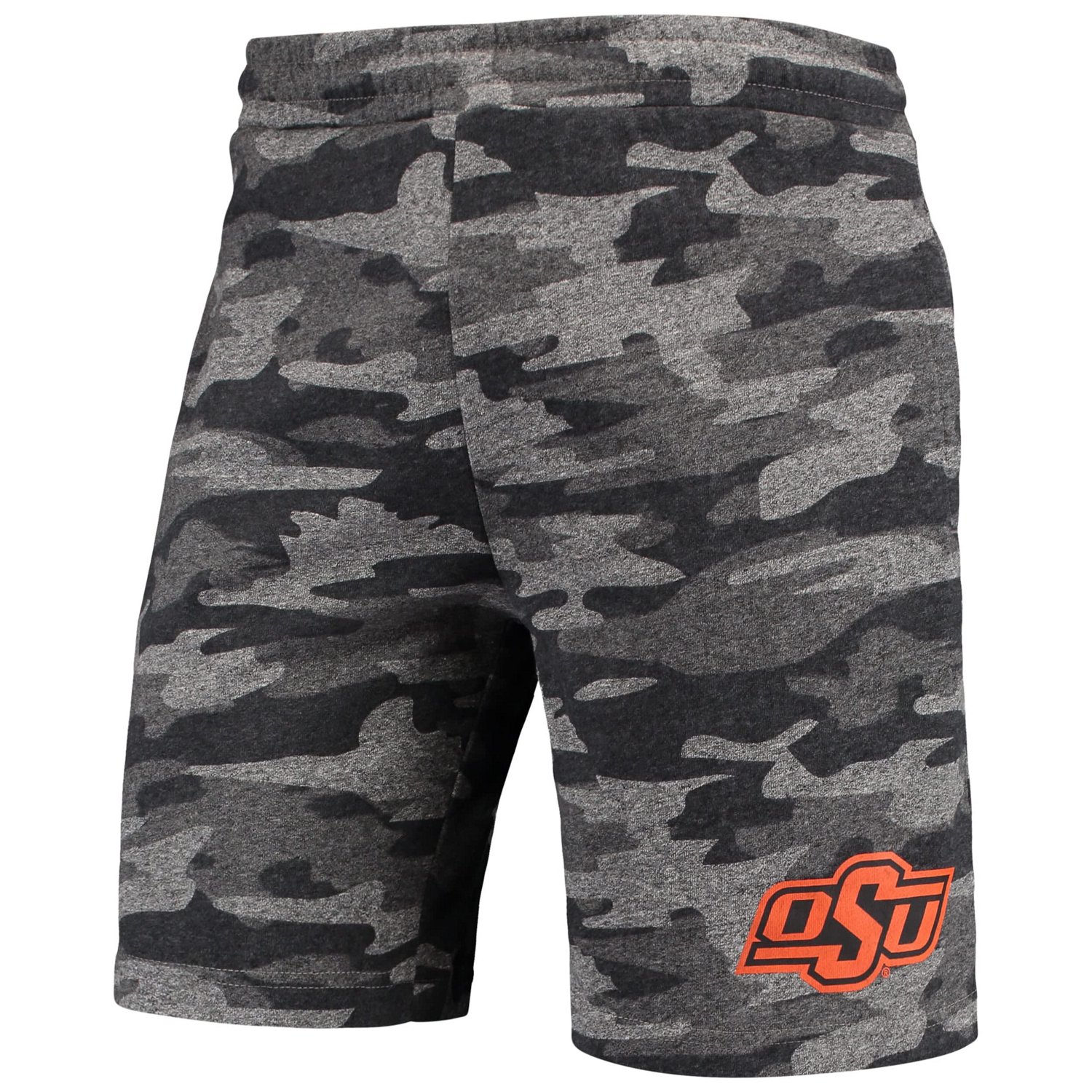 Concepts Sport /Gray Oklahoma State Cowboys Camo Backup Terry Jam Lounge Shorts - view number 2