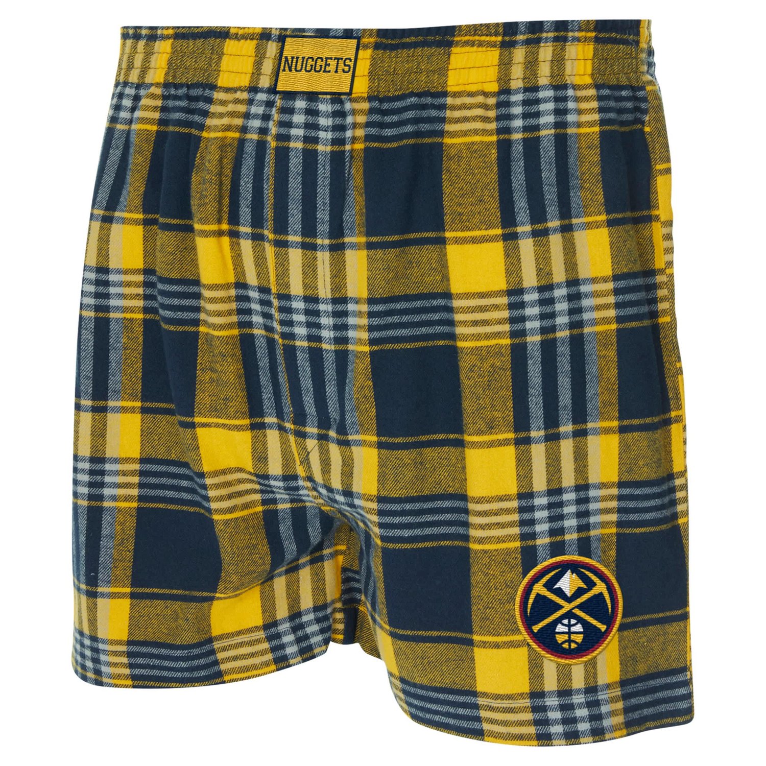 Concepts Sport Denver Nuggets Region Flannel Boxer Short - view number 2