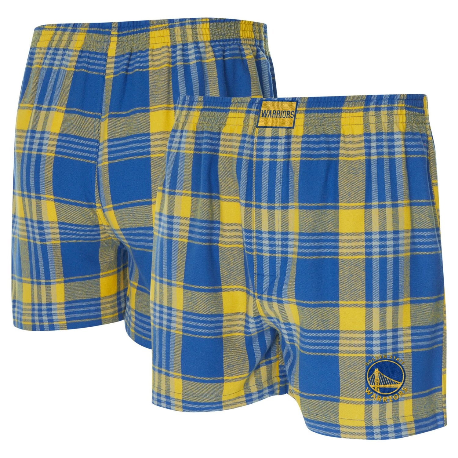 Concepts Sport Golden State Warriors Region Flannel Boxer Short