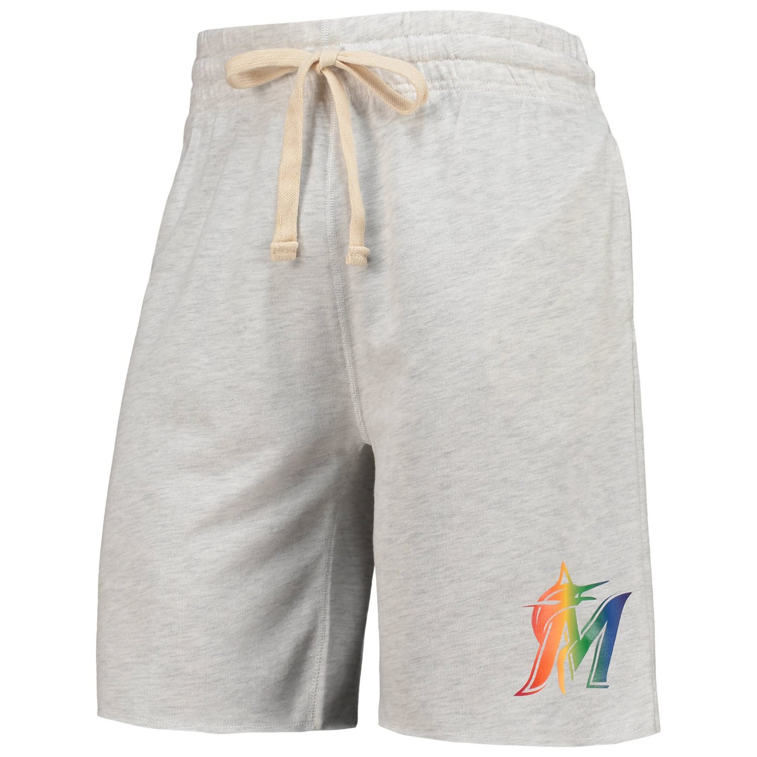 Concepts Sport Miami Marlins Mainstream Logo Terry Tri-Blend Shorts - view number 2