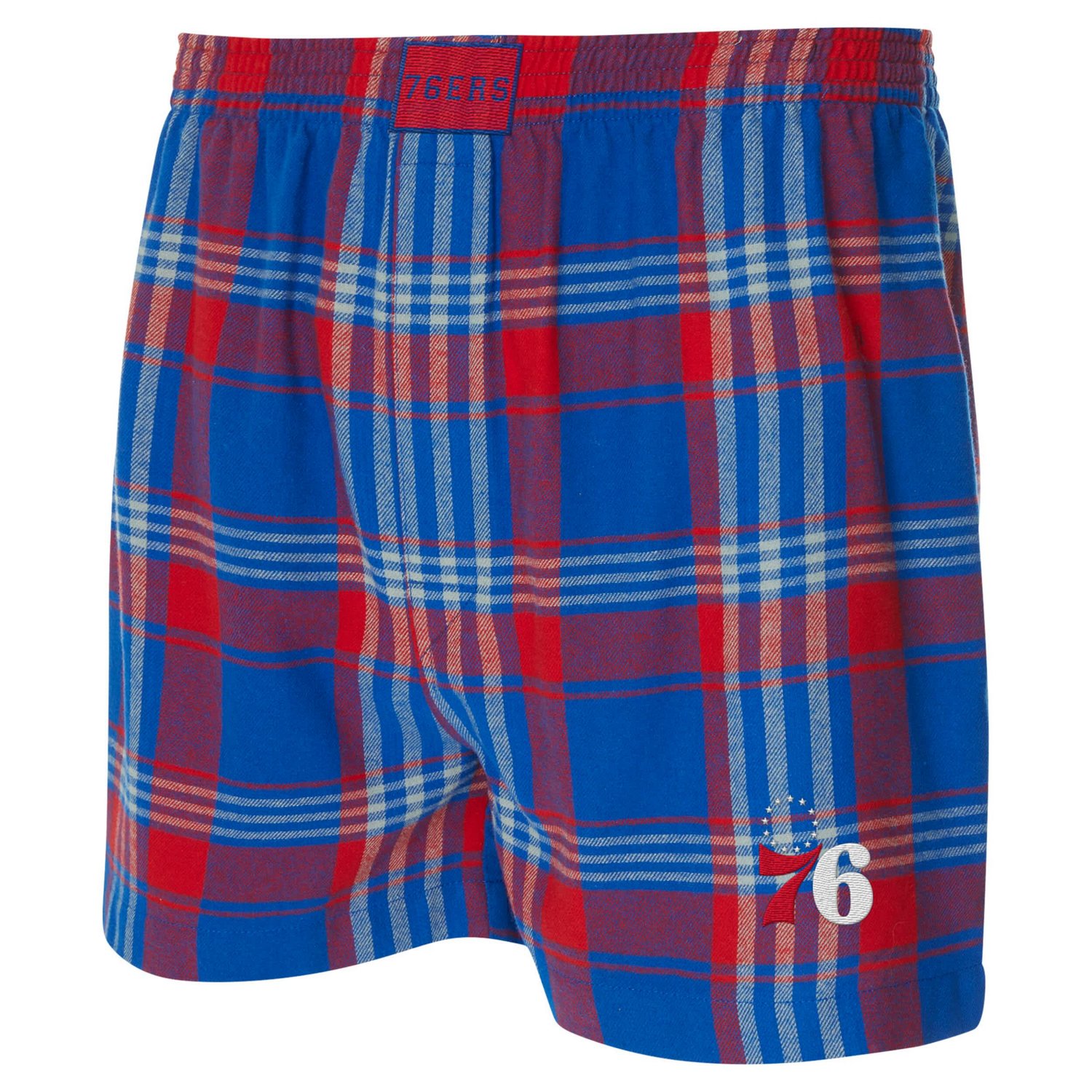 Concepts Sport Philadelphia 76ers Region Flannel Boxer Short - view number 2