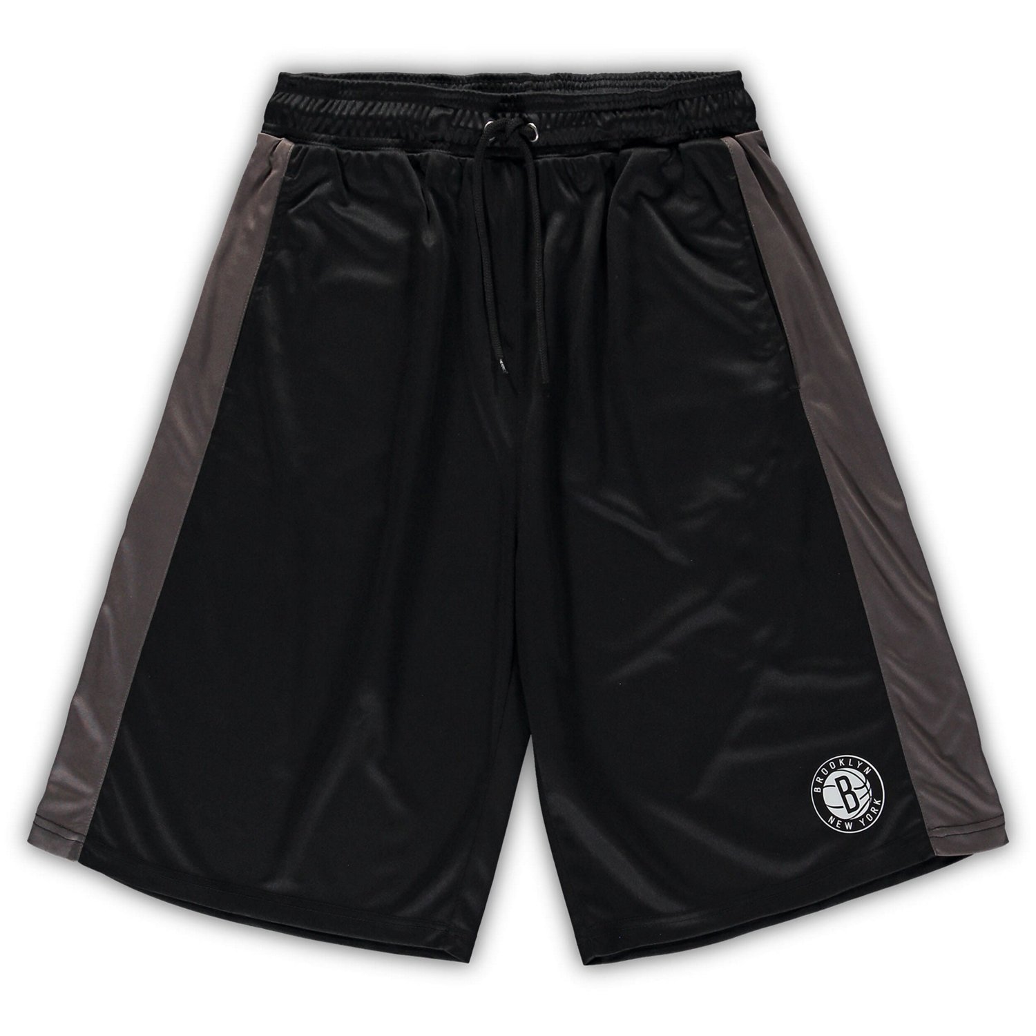 Fanatics Branded /Charcoal Brooklyn Nets Big  Tall Performance Shorts                                                            - view number 1