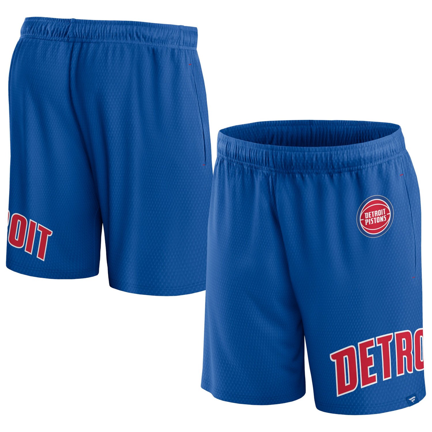 Fanatics Detroit Pistons Free Throw Mesh Shorts