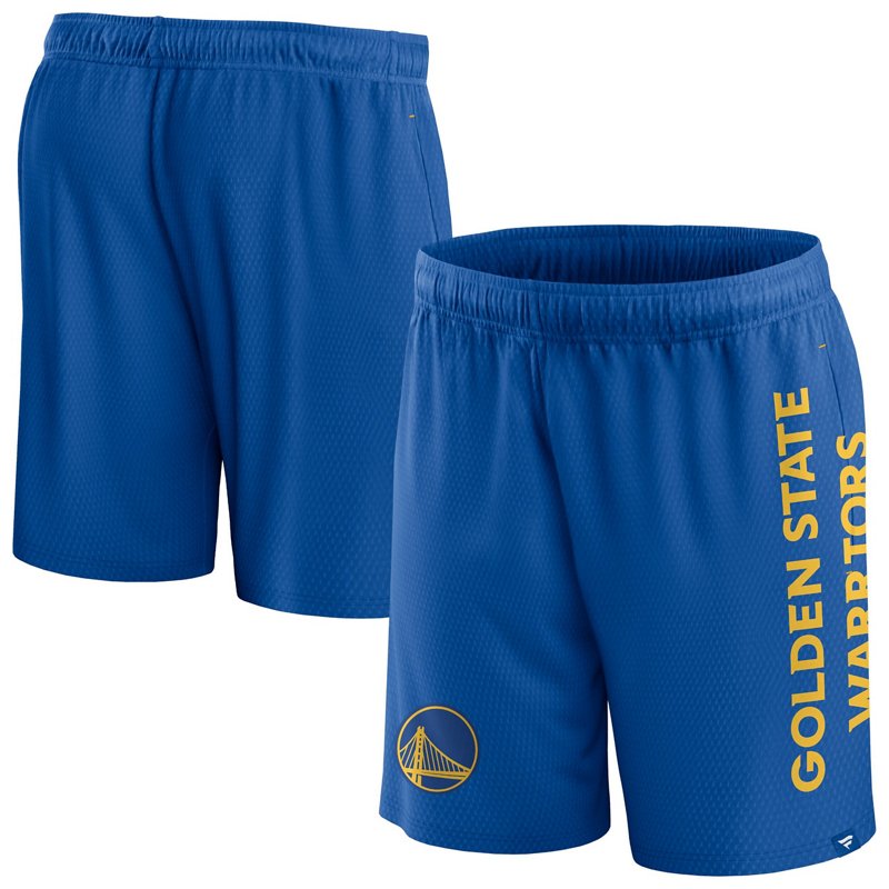 Fanatics Golden State Warriors Post Up Mesh Shorts-image