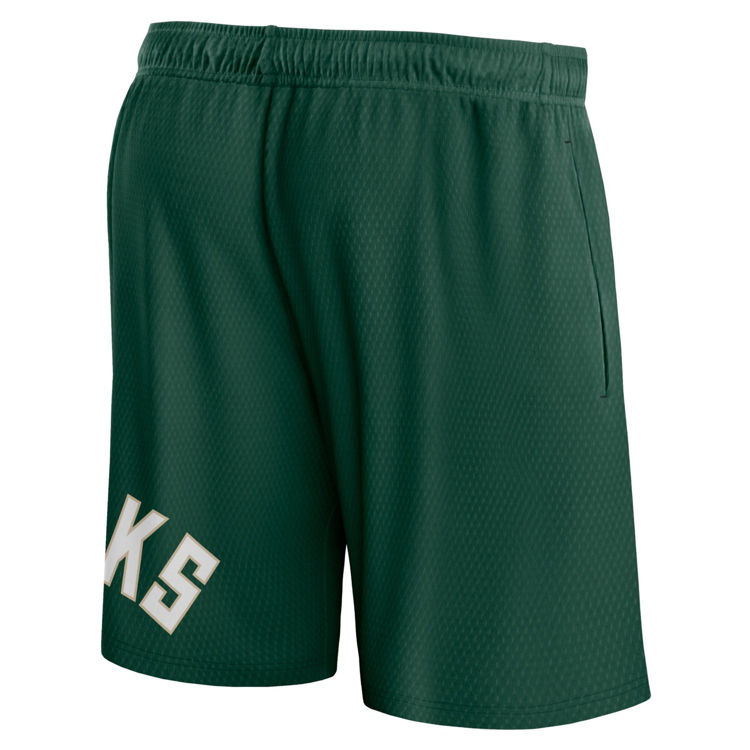Fanatics Hunter Milwaukee Bucks Free Throw Mesh Shorts                                                                           - view number 3