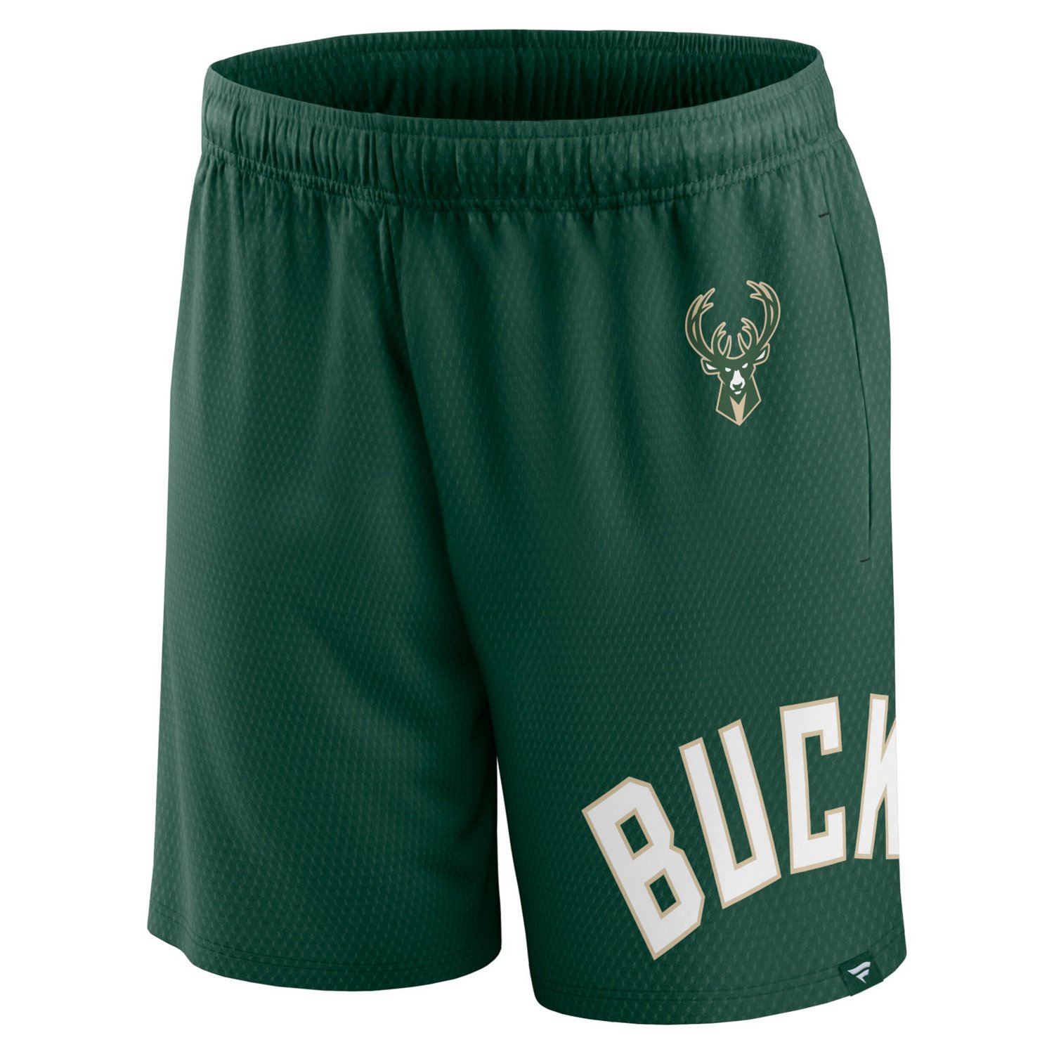 Fanatics Hunter Milwaukee Bucks Free Throw Mesh Shorts                                                                           - view number 2