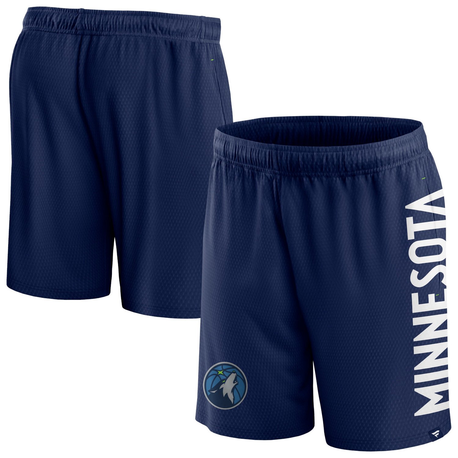 Fanatics Minnesota Timberwolves Post Up Mesh Shorts