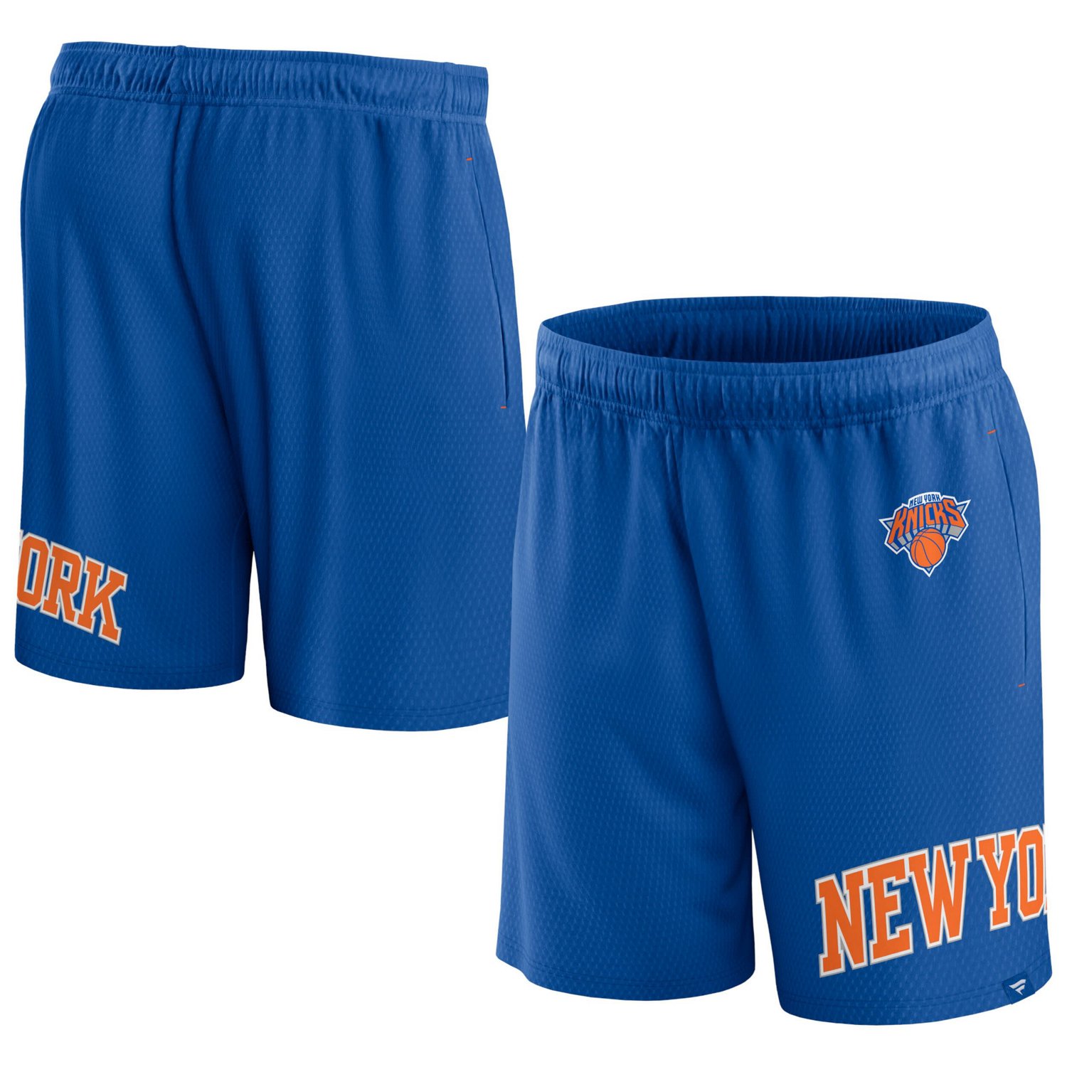 Fanatics New York Knicks Free Throw Mesh Shorts