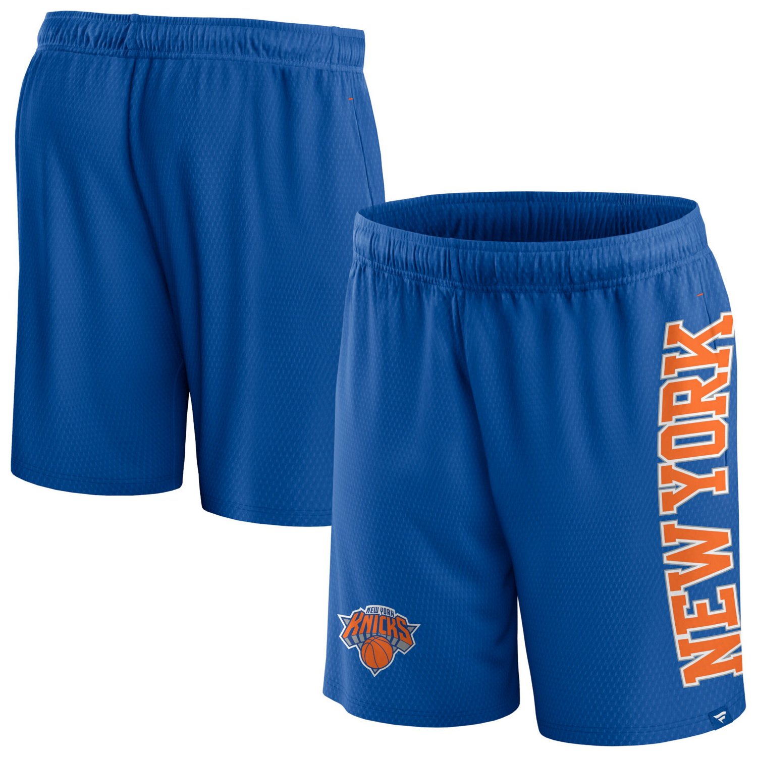 Fanatics New York Knicks Post Up Mesh Shorts