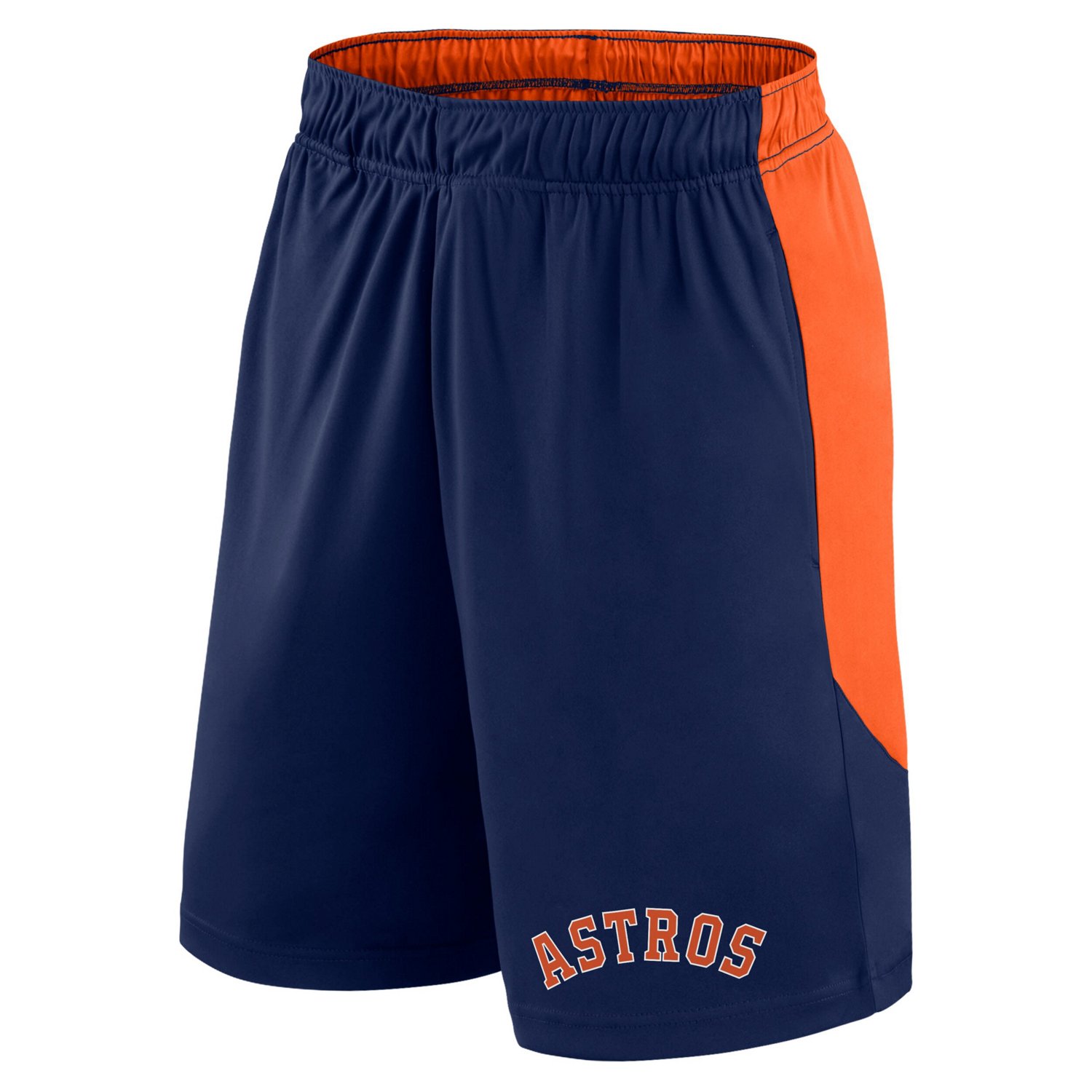 Fanatics Orange Houston Astros Launch Polyester Shorts                                                                           - view number 2