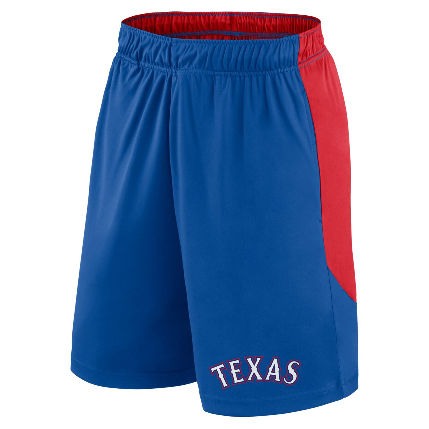 Fanatics Red Texas Rangers Launch Polyester Shorts - view number 2