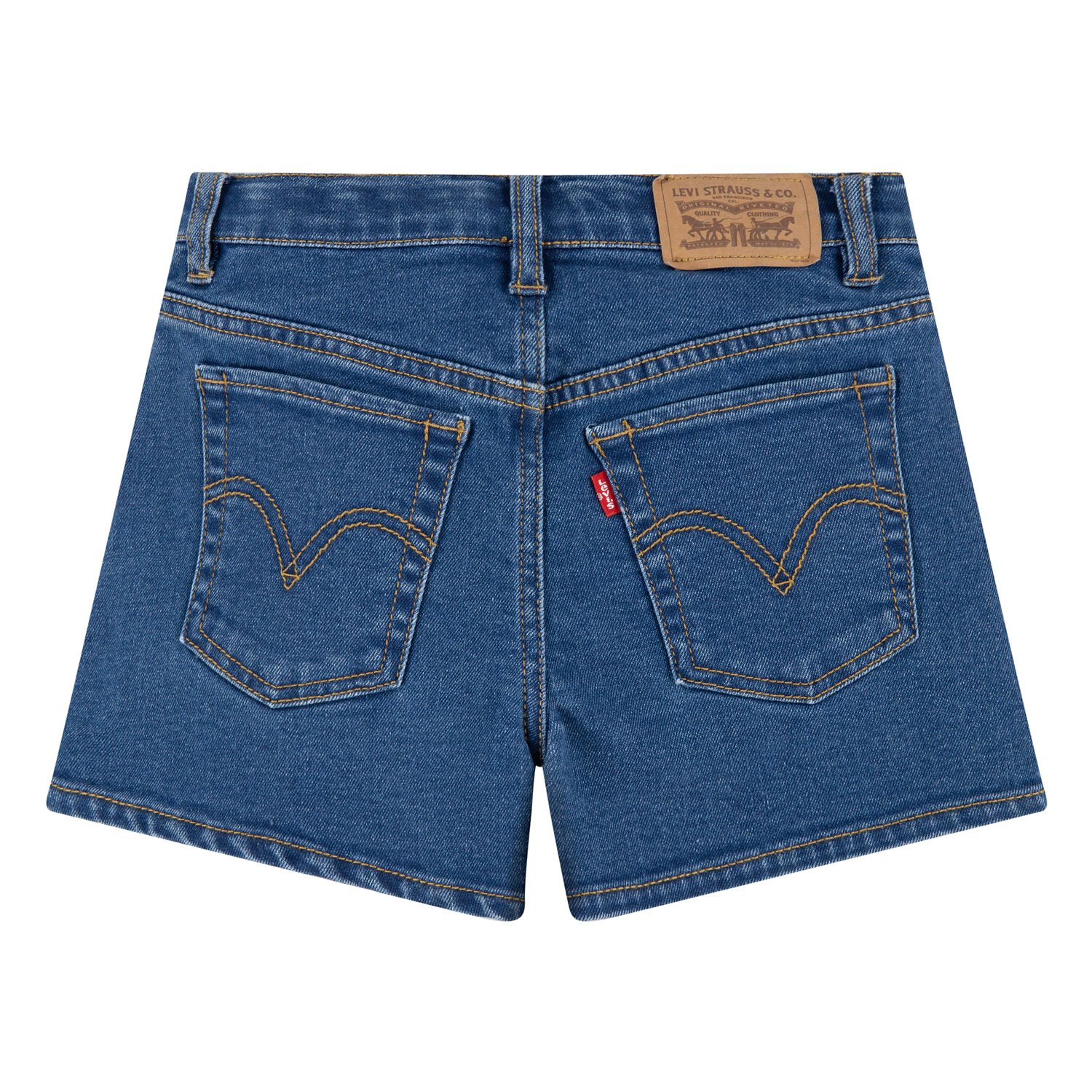 Levi's Girls' Mini Mom Denim Shorts - view number 7