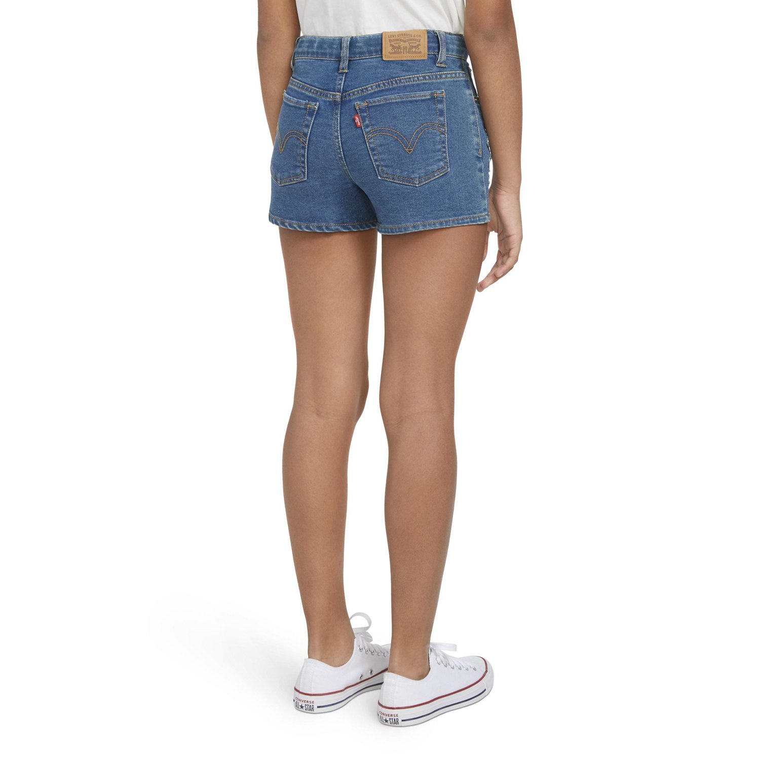 Levi's Girls' Mini Mom Denim Shorts - view number 2