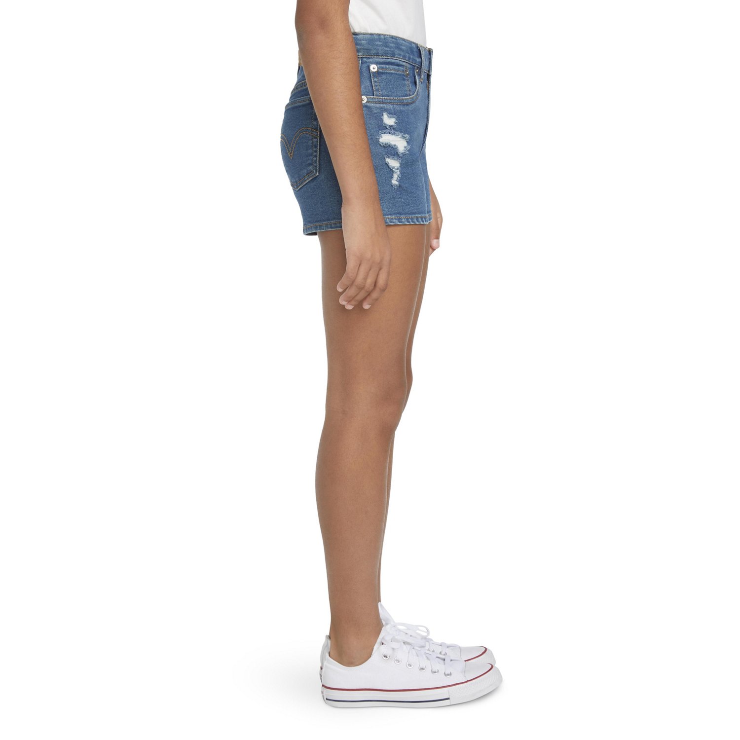 Levi's Girls' Mini Mom Denim Shorts - view number 5