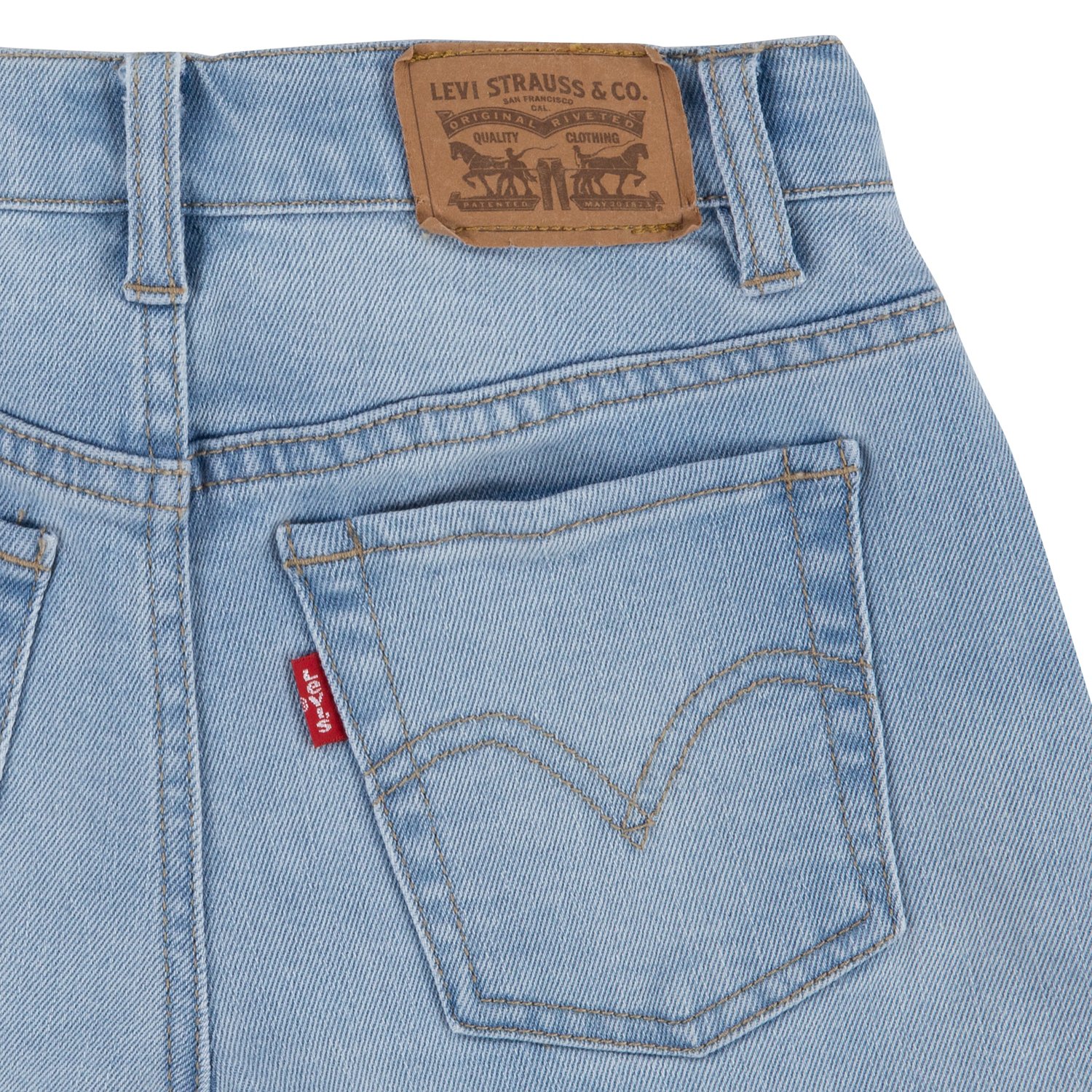 Levi's Girls' Mini Mom Shorts 3.25 in                                                                                            - view number 8