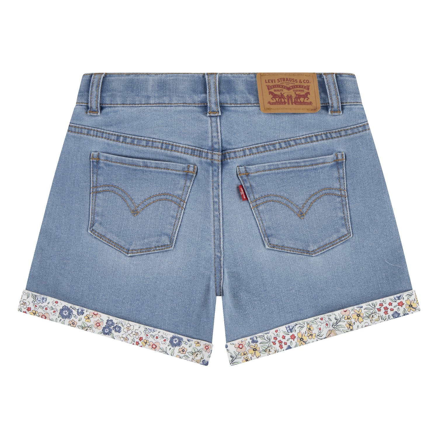 Levi's Girls' Print Block Mom Shorts 3 in - view number 2