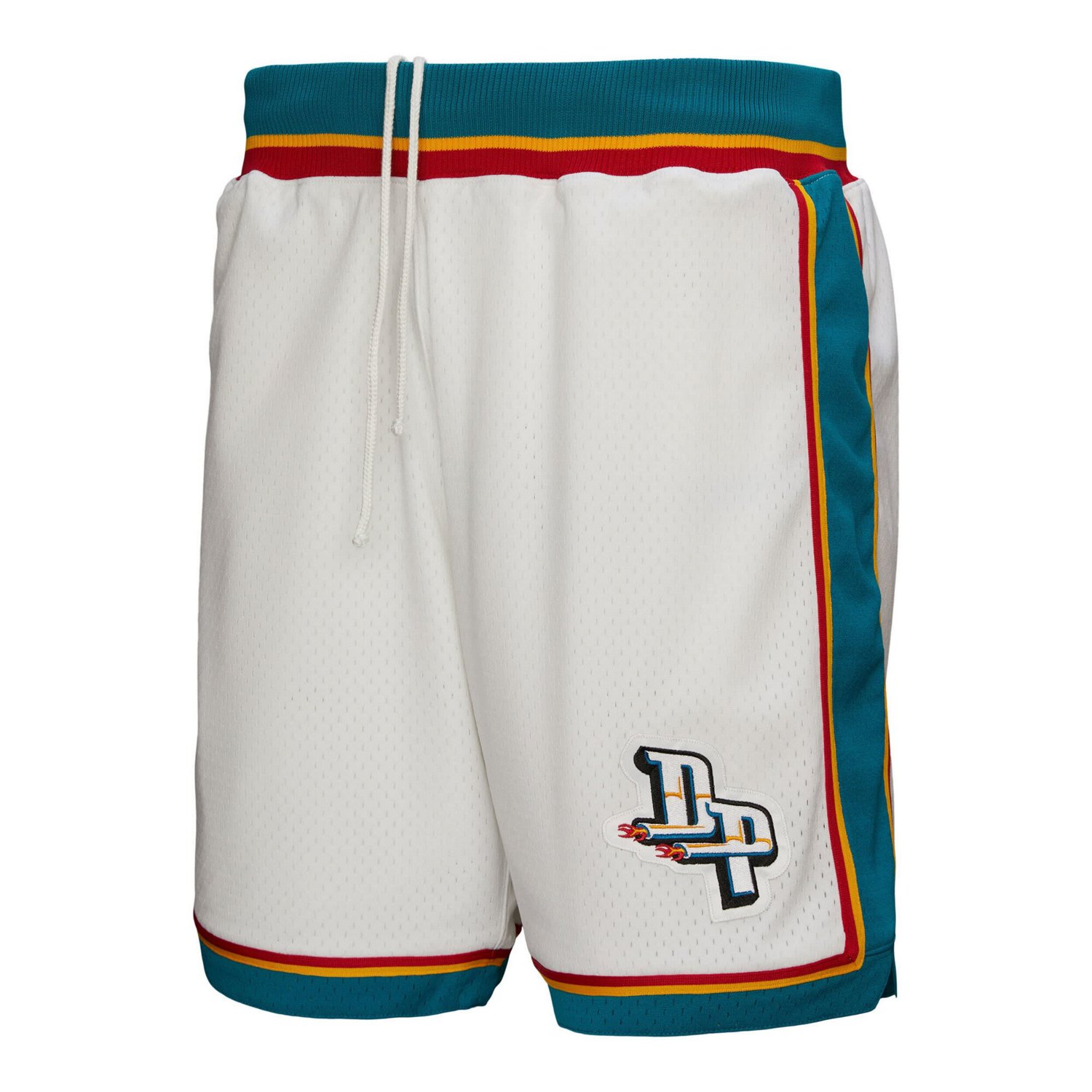 Men's Mitchell  Ness Detroit Pistons Authentic Shorts                                                                            - view number 2