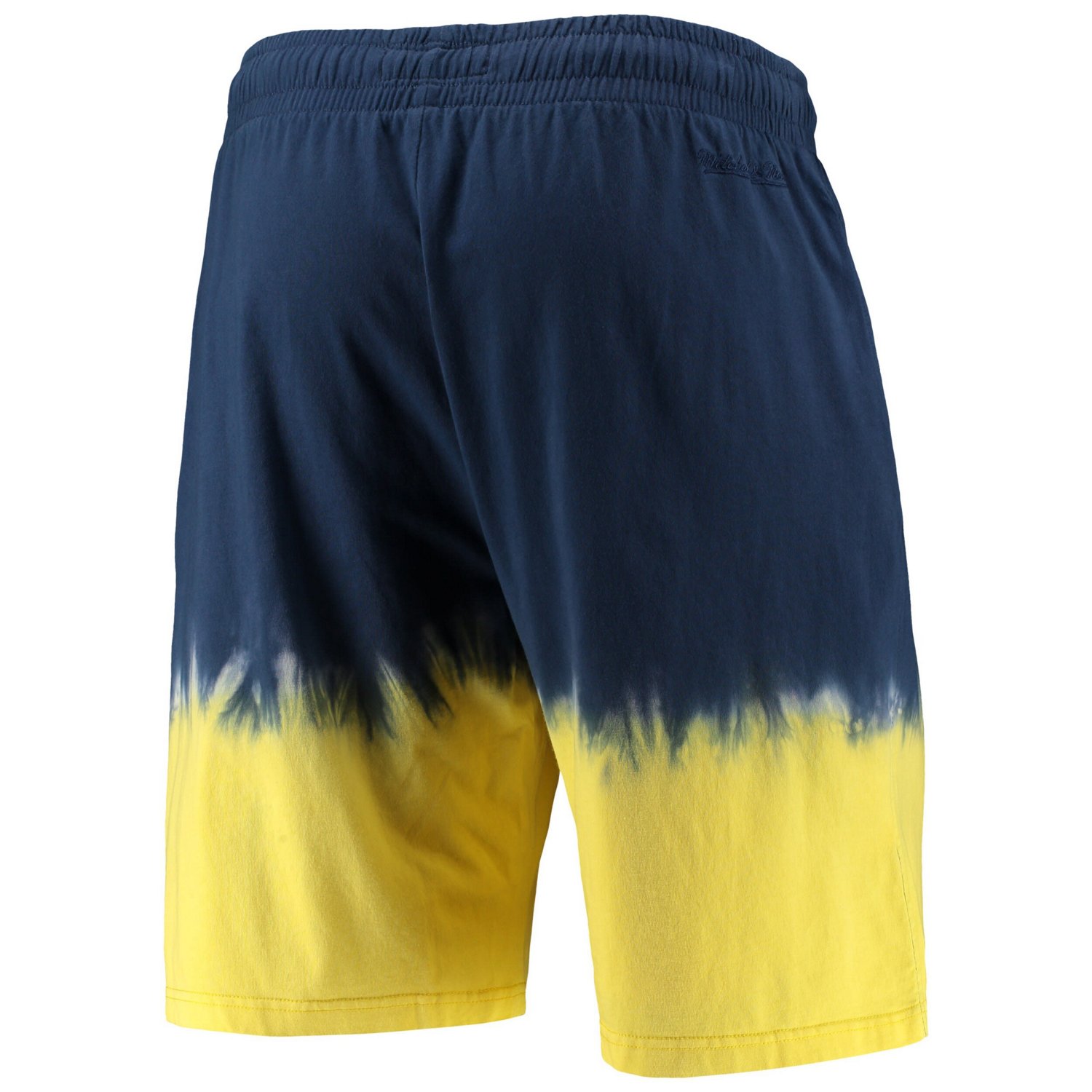 Mitchell  Ness /Gold Michigan Wolverines Tie-Dye Shorts - view number 3