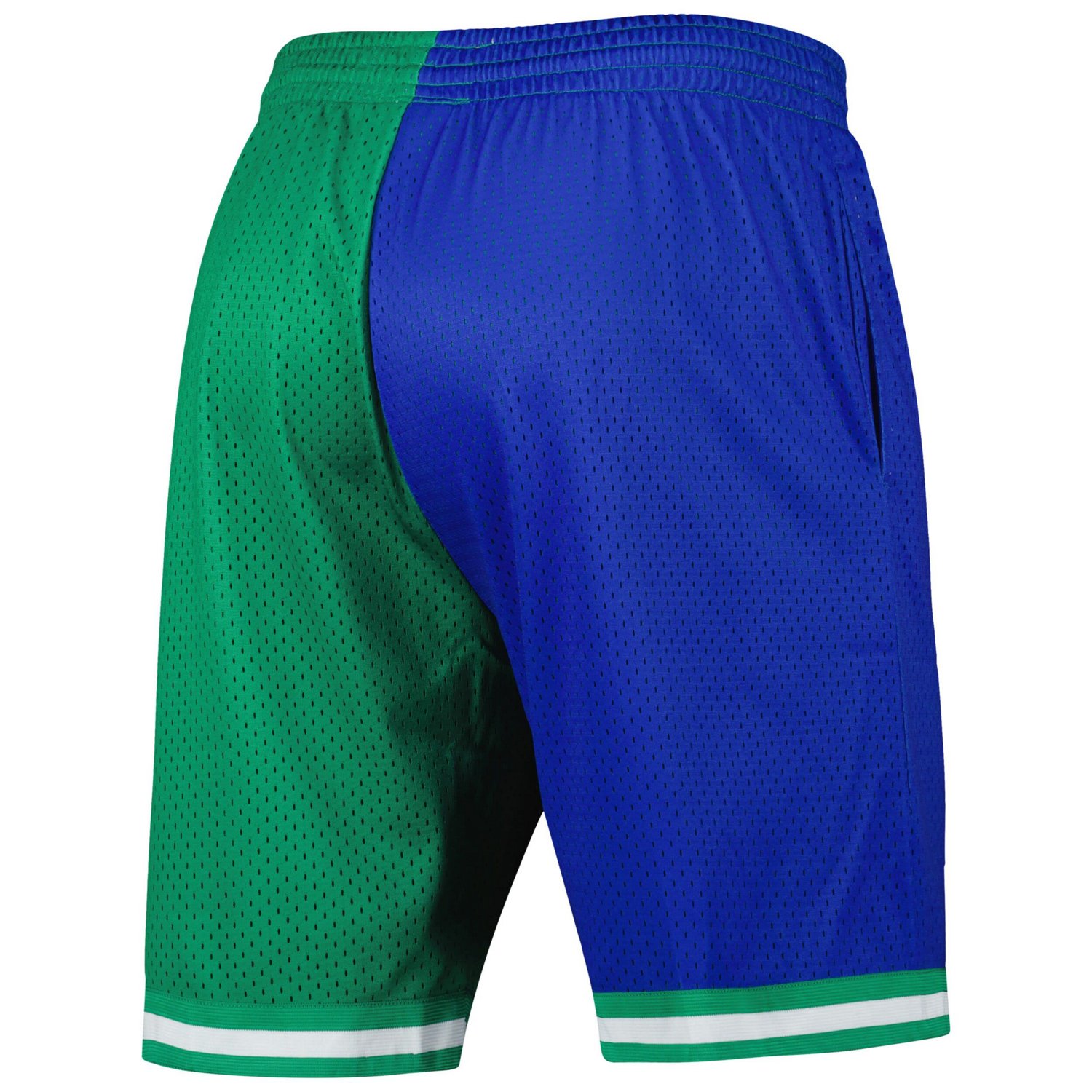 Mitchell  Ness /Green Dallas Mavericks Hardwood Classics 1998 Split Swingman Shorts                                              - view number 3