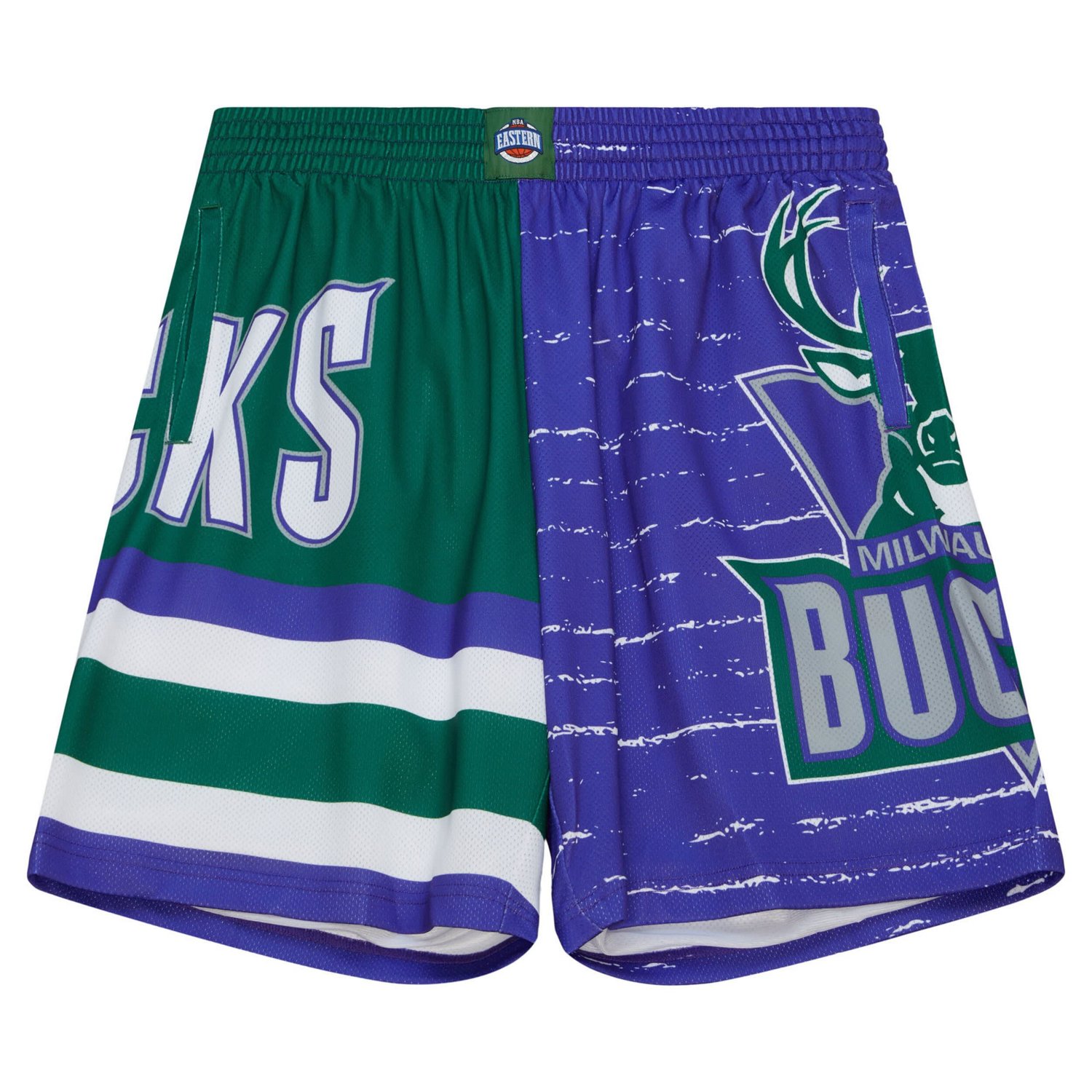 Mitchell  Ness /Hunter Green Milwaukee Bucks Jumbotron 30 Shorts