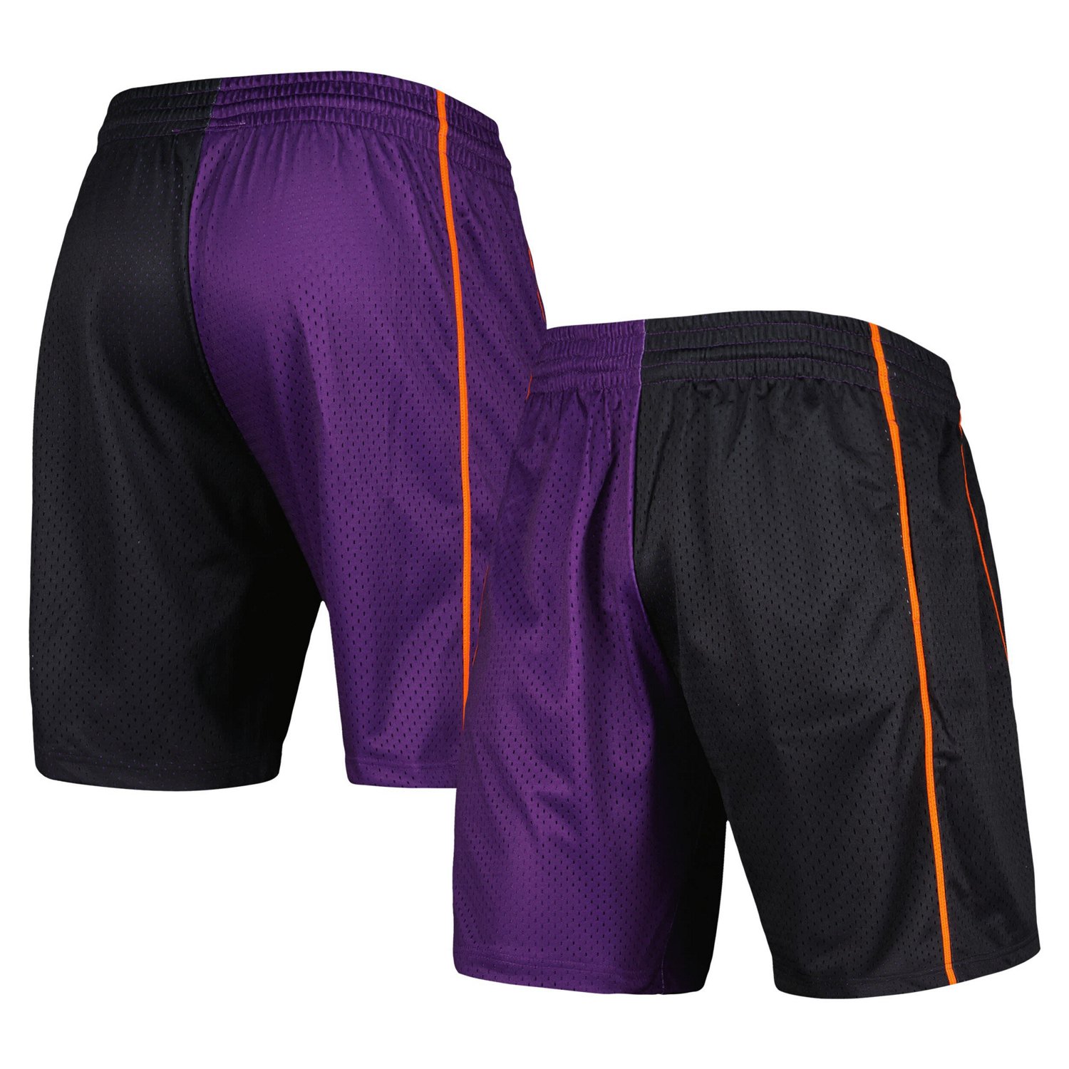 Mitchell  Ness /Purple Phoenix Suns Hardwood Classics 2001 Split Swingman Shorts                                                 - view number 1