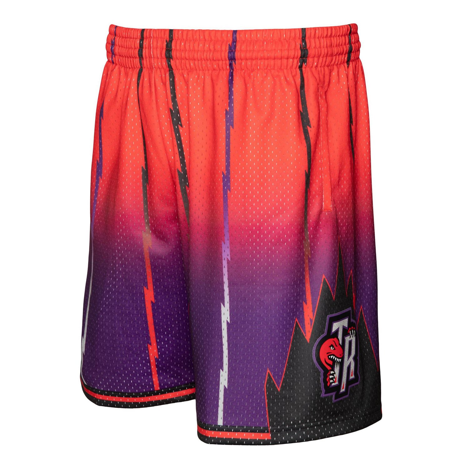 Mitchell  Ness /Purple Toronto Raptors 1998/99 Hardwood Classics Fadeaway Reload 30 Swingman Shorts                              - view number 2