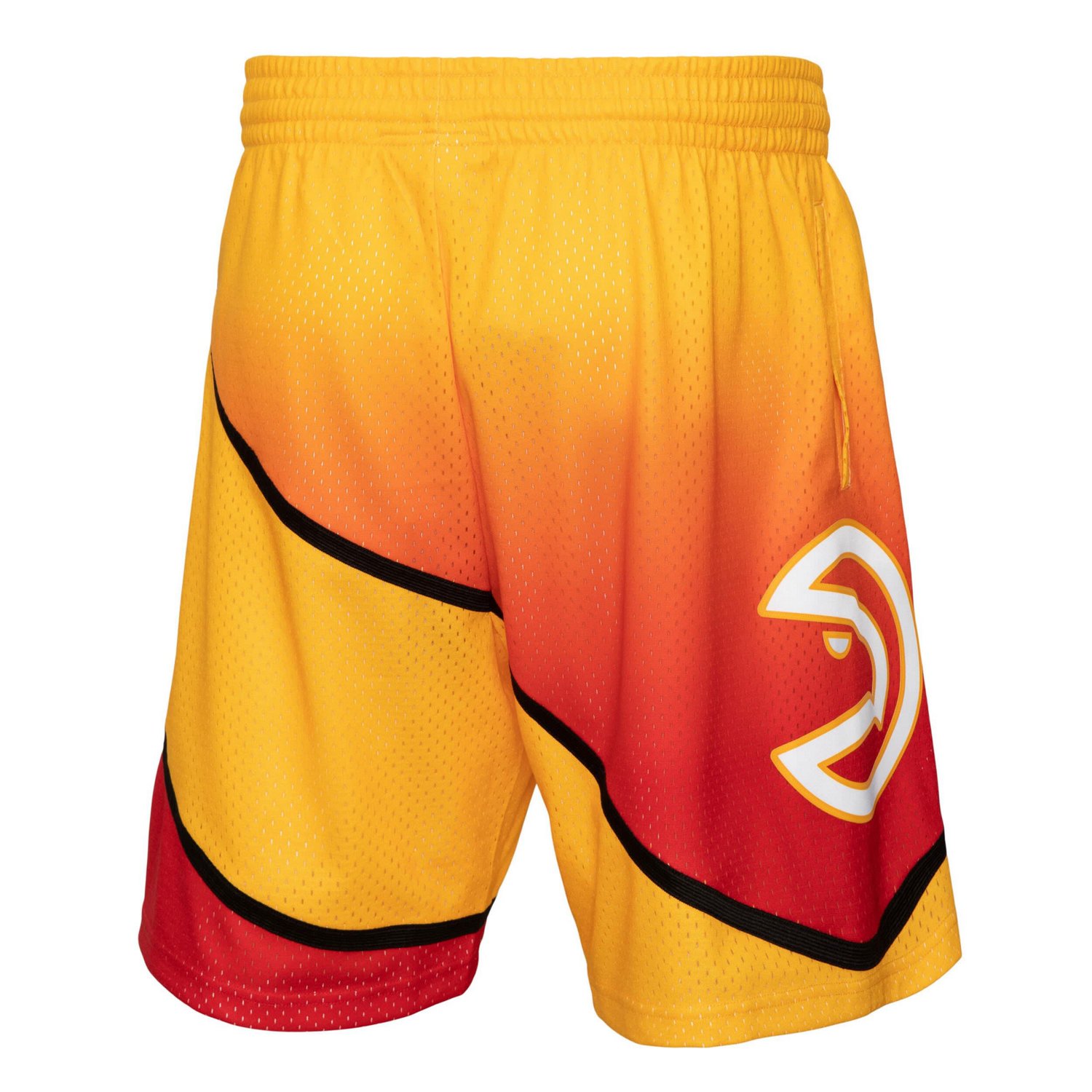 Mitchell  Ness /Red Atlanta Hawks 1986/87 Hardwood Classics Fadeaway Reload 30 Swingman Shorts                                   - view number 3