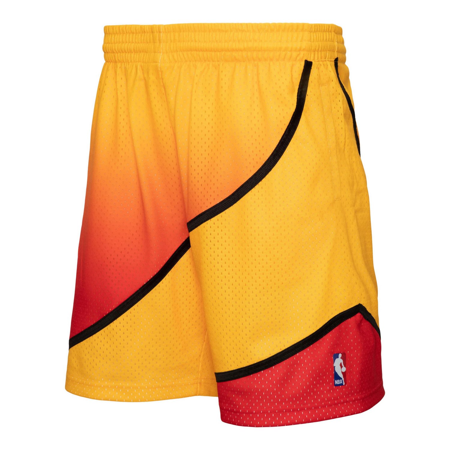 Mitchell  Ness /Red Atlanta Hawks 1986/87 Hardwood Classics Fadeaway Reload 30 Swingman Shorts                                   - view number 2