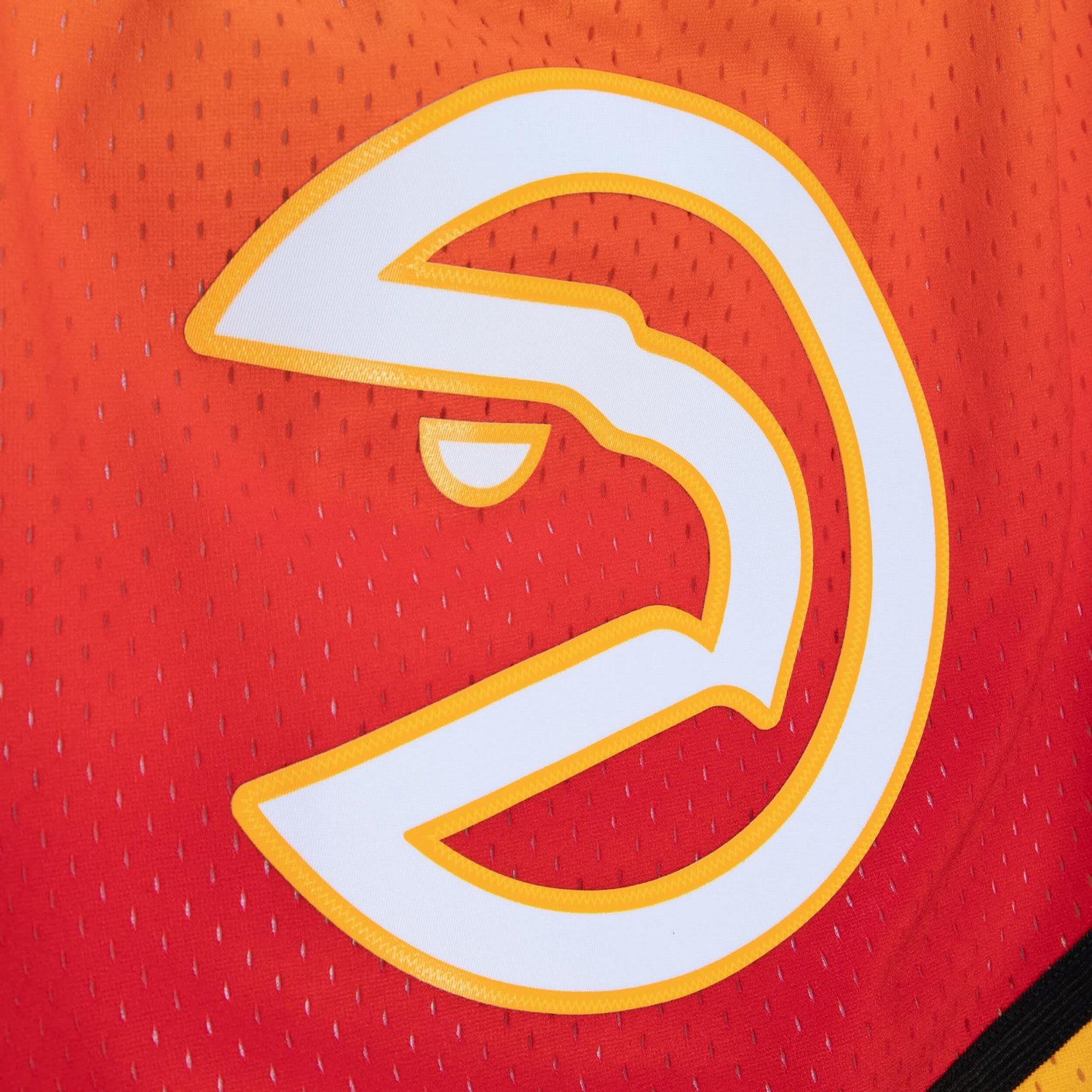 Mitchell  Ness /Red Atlanta Hawks 1986/87 Hardwood Classics Fadeaway Reload 30 Swingman Shorts                                   - view number 4