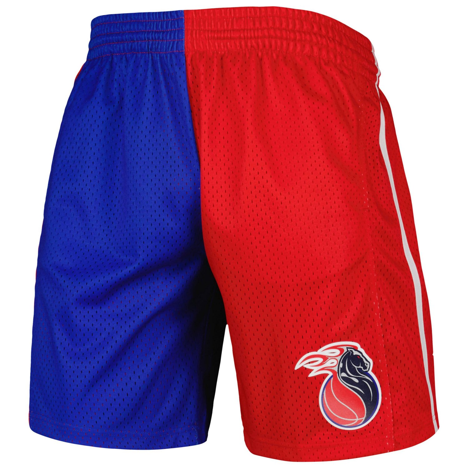 Mitchell  Ness /Red Detroit Pistons Hardwood Classics 2003 Split Swingman Shorts                                                 - view number 2