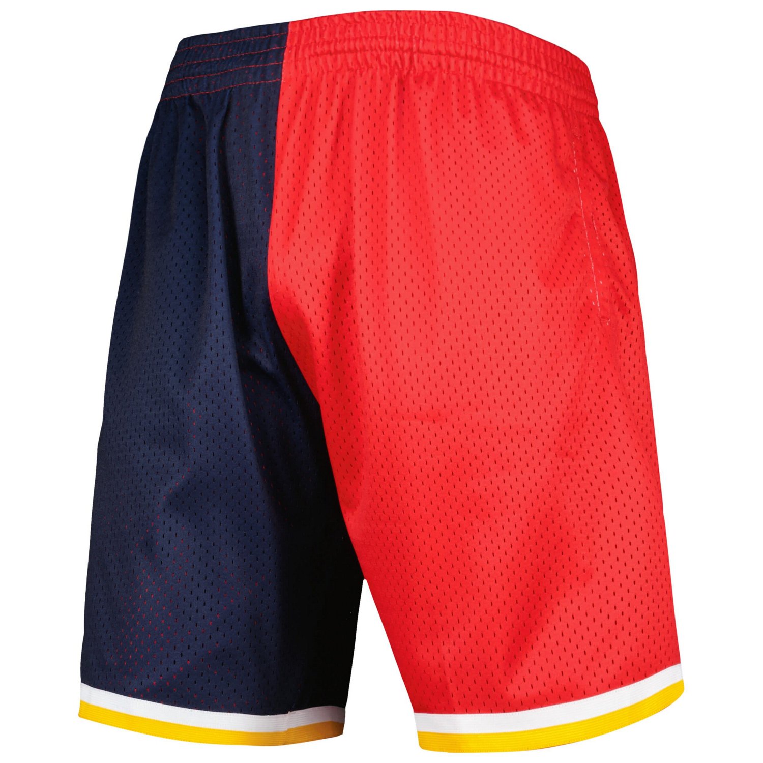 Mitchell  Ness /Red Houston Rockets Hardwood Classics 1993 Split Swingman Shorts                                                 - view number 2