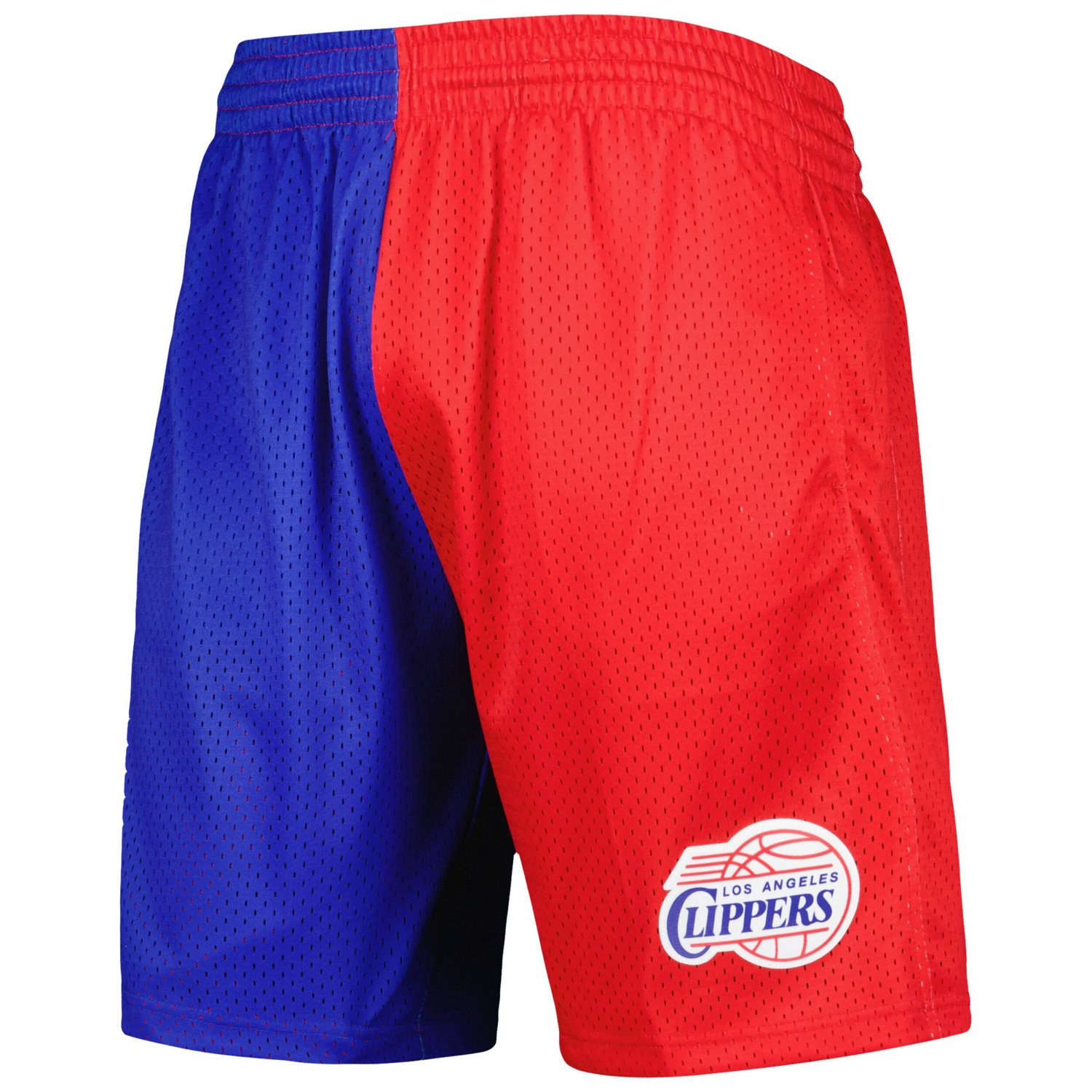 Mitchell  Ness /Red LA Clippers Hardwood Classics 2000 Split Swingman Shorts                                                     - view number 2