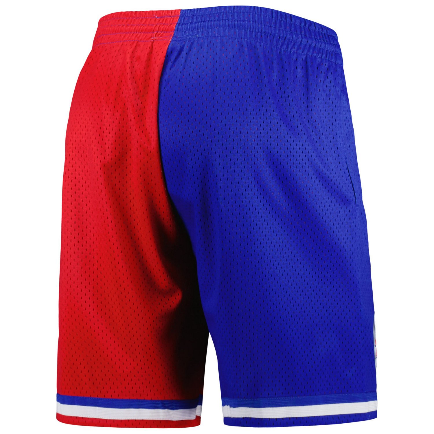 Mitchell  Ness /Red Philadelphia 76ers Hardwood Classics 1982 Split Swingman Shorts                                              - view number 3