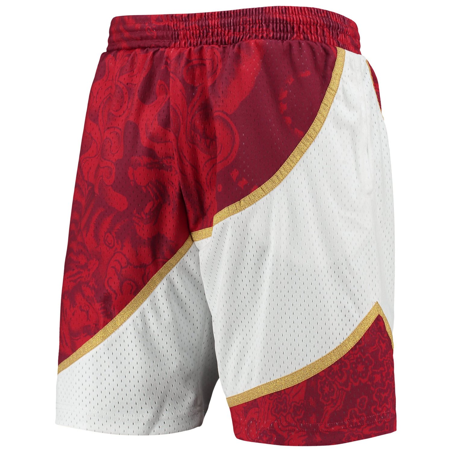 Mitchell  Ness Atlanta Hawks Hardwood Classics Lunar New Year Swingman Shorts                                                    - view number 2