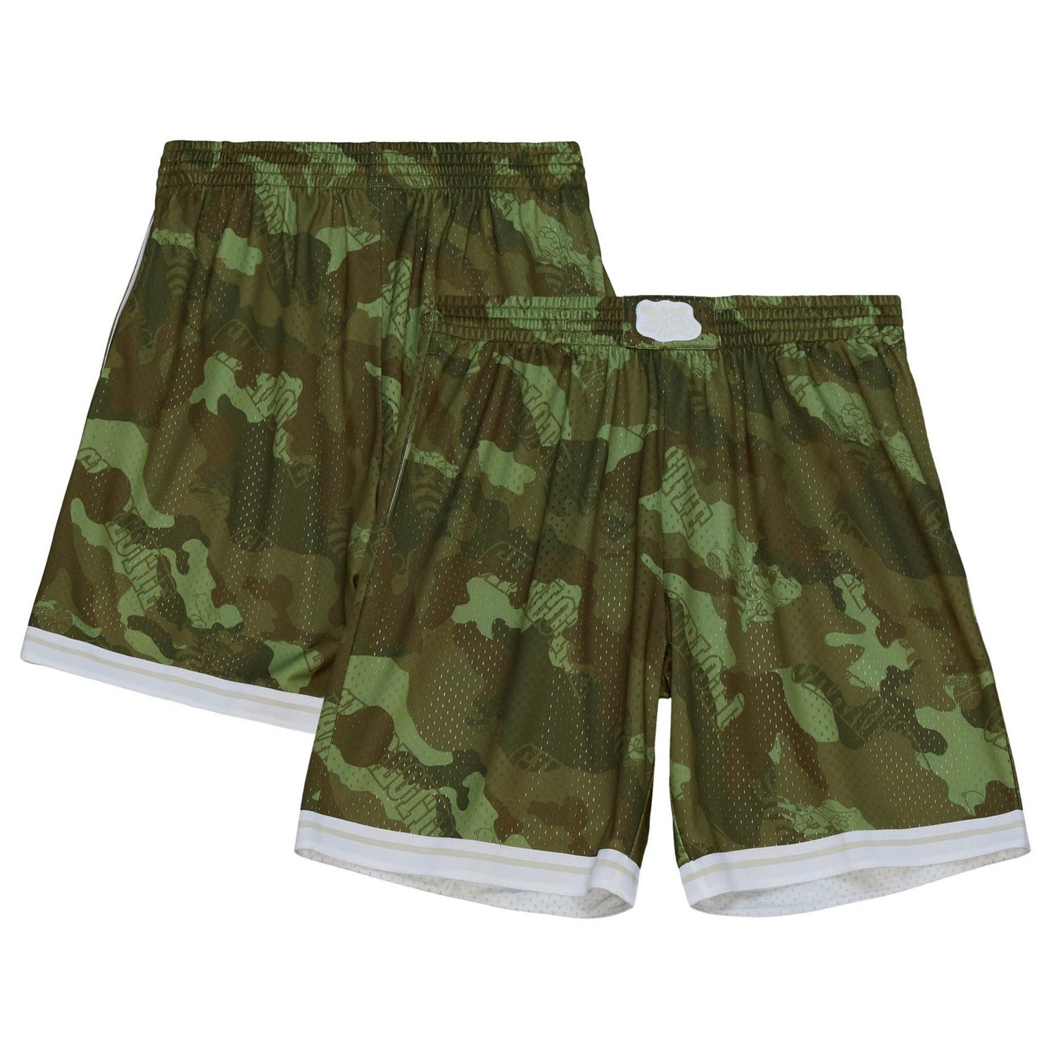 Mitchell  Ness Charlotte Hornets 1992-93 Hardwood Classics Ghost Swingman Shorts                                                 - view number 1