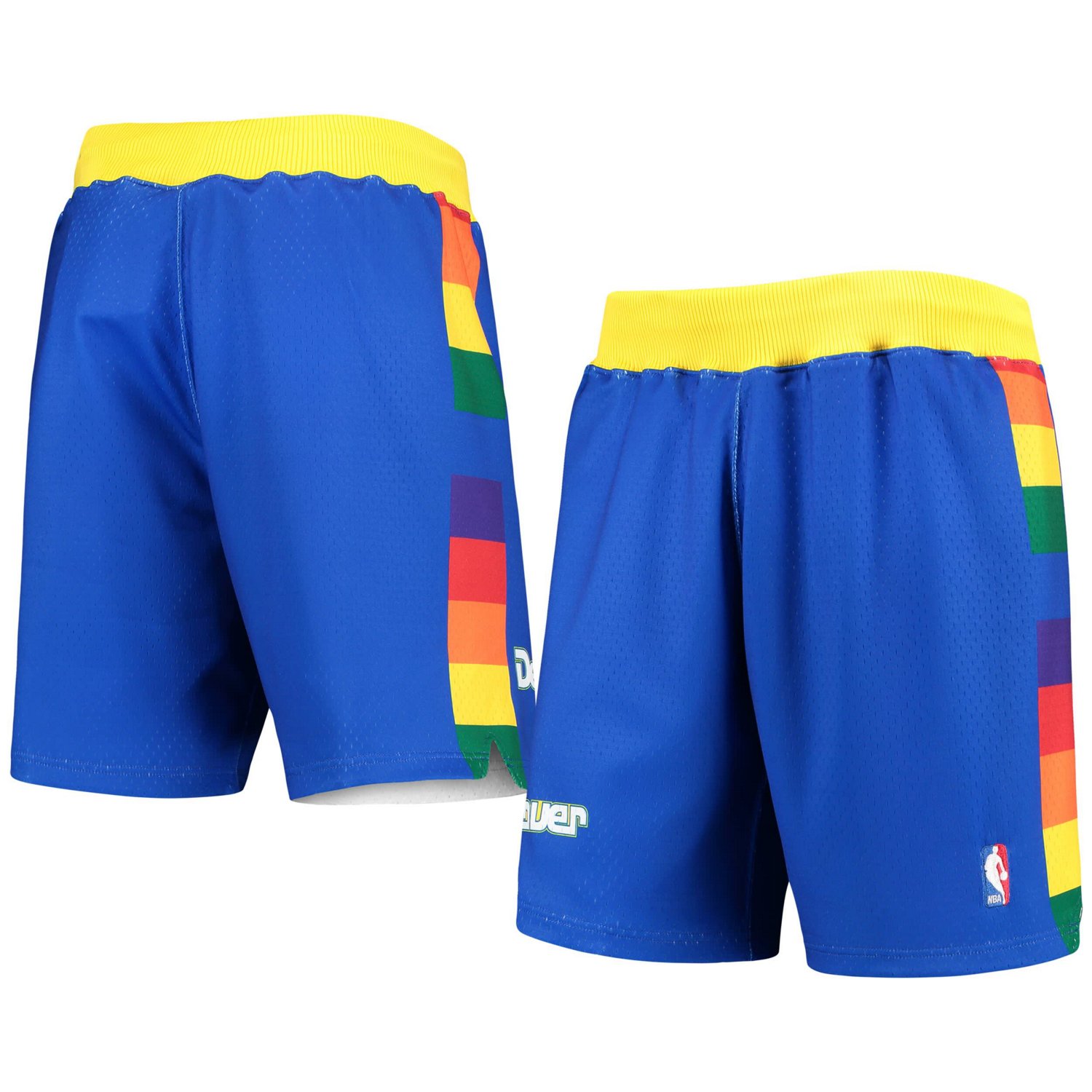 Mitchell  Ness Denver Nuggets 1991/92 Hardwood Classics Authentic Shorts                                                         - view number 1