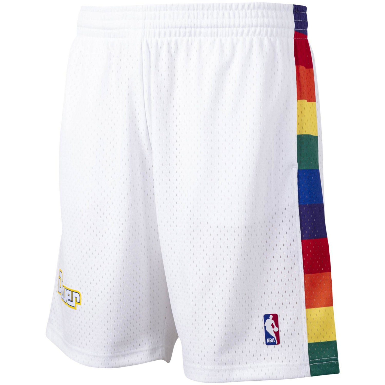 Mitchell  Ness Denver Nuggets Hardwood Classics Primary Logo Swingman Shorts                                                     - view number 2