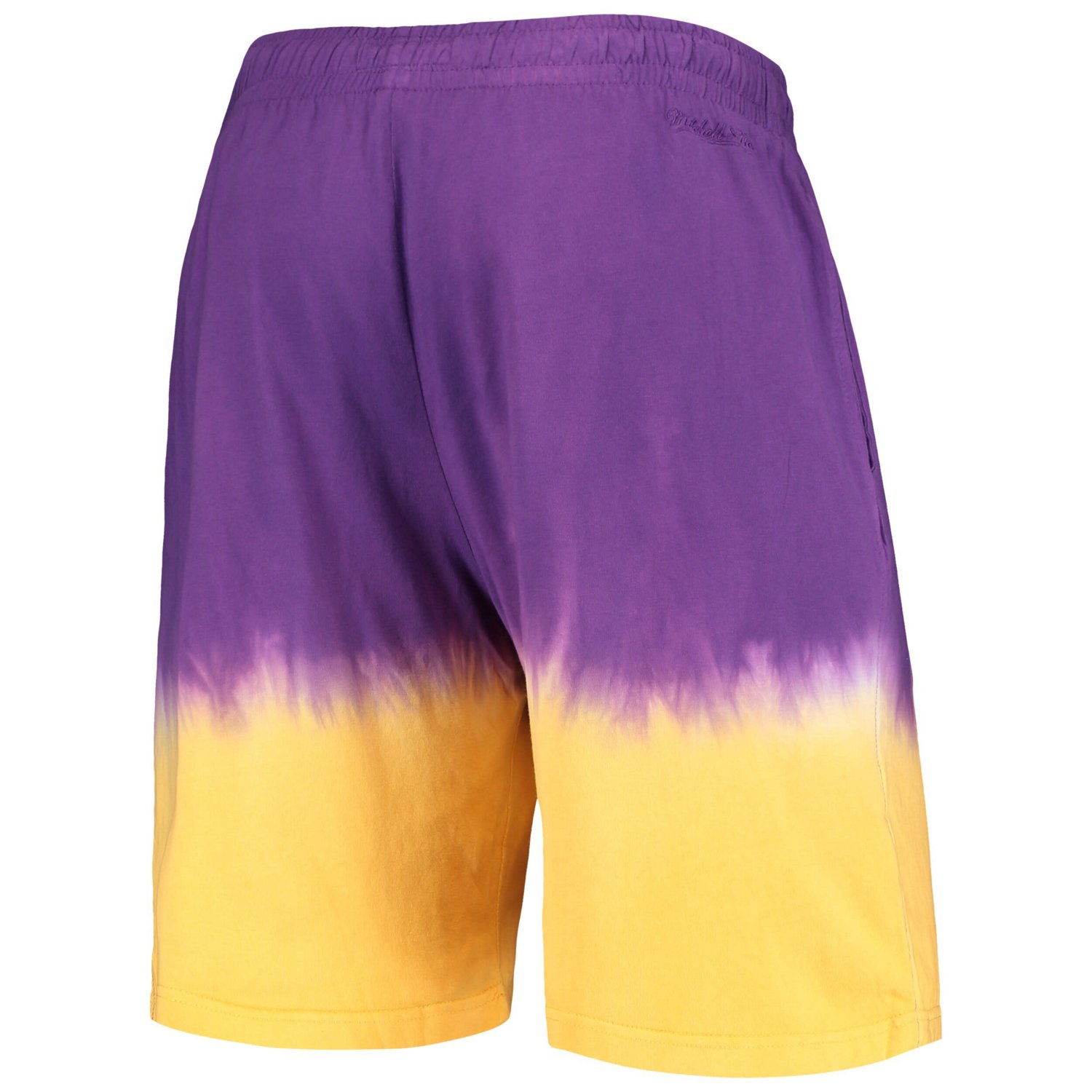 Mitchell  Ness Gold Los Angeles Lakers Hardwood Classics Authentic Shorts - view number 3