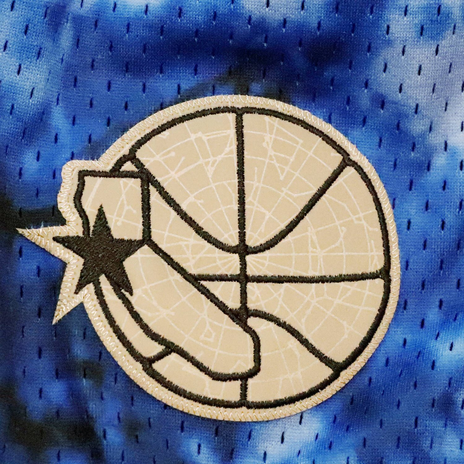 Mitchell  Ness Golden State Warriors Hardwood Classics 1995 Galaxy Swingman Shorts                                               - view number 4