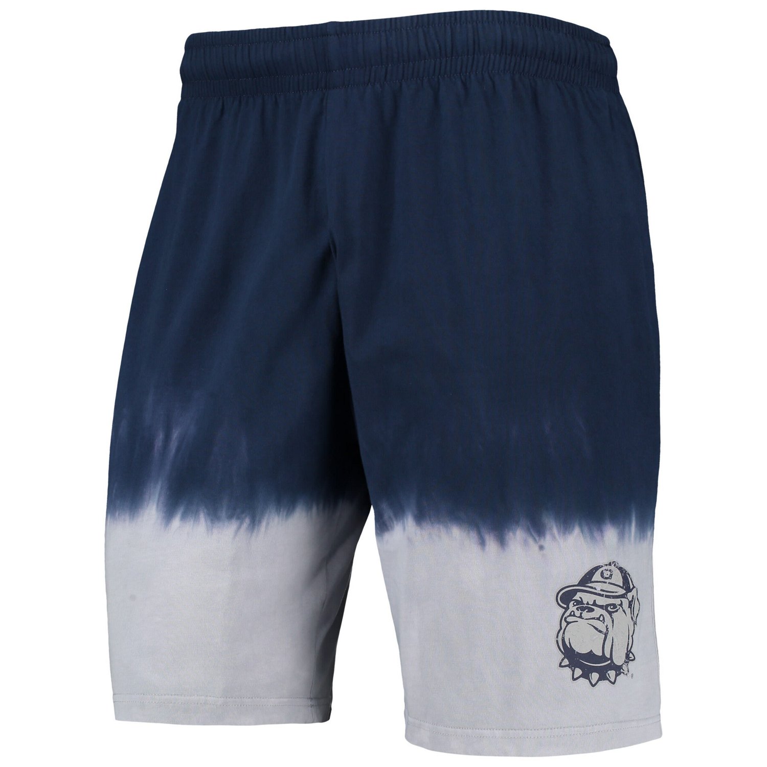 Mitchell  Ness Gray Georgetown Hoyas Tie-Dye Shorts - view number 2