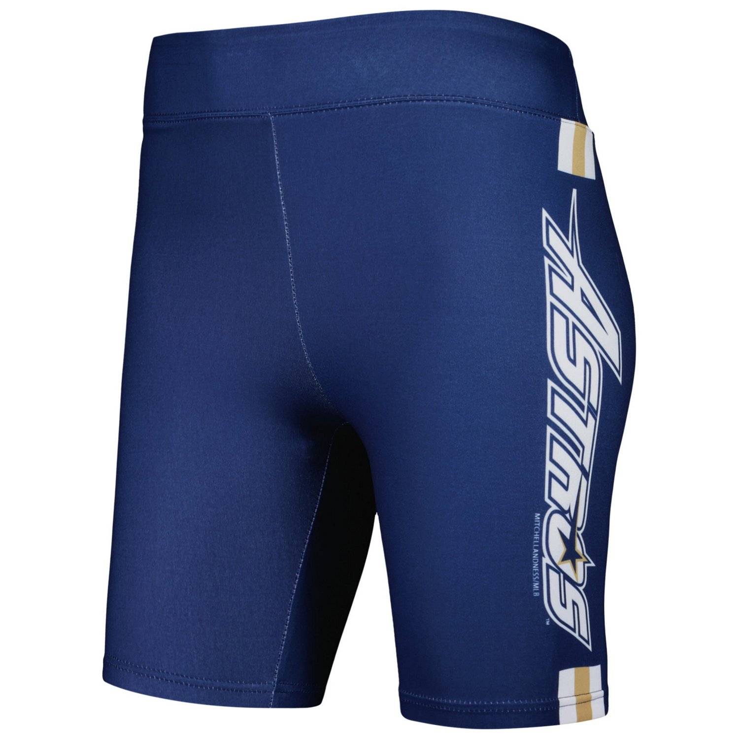Mitchell  Ness Houston Astros Biker Shorts - view number 2