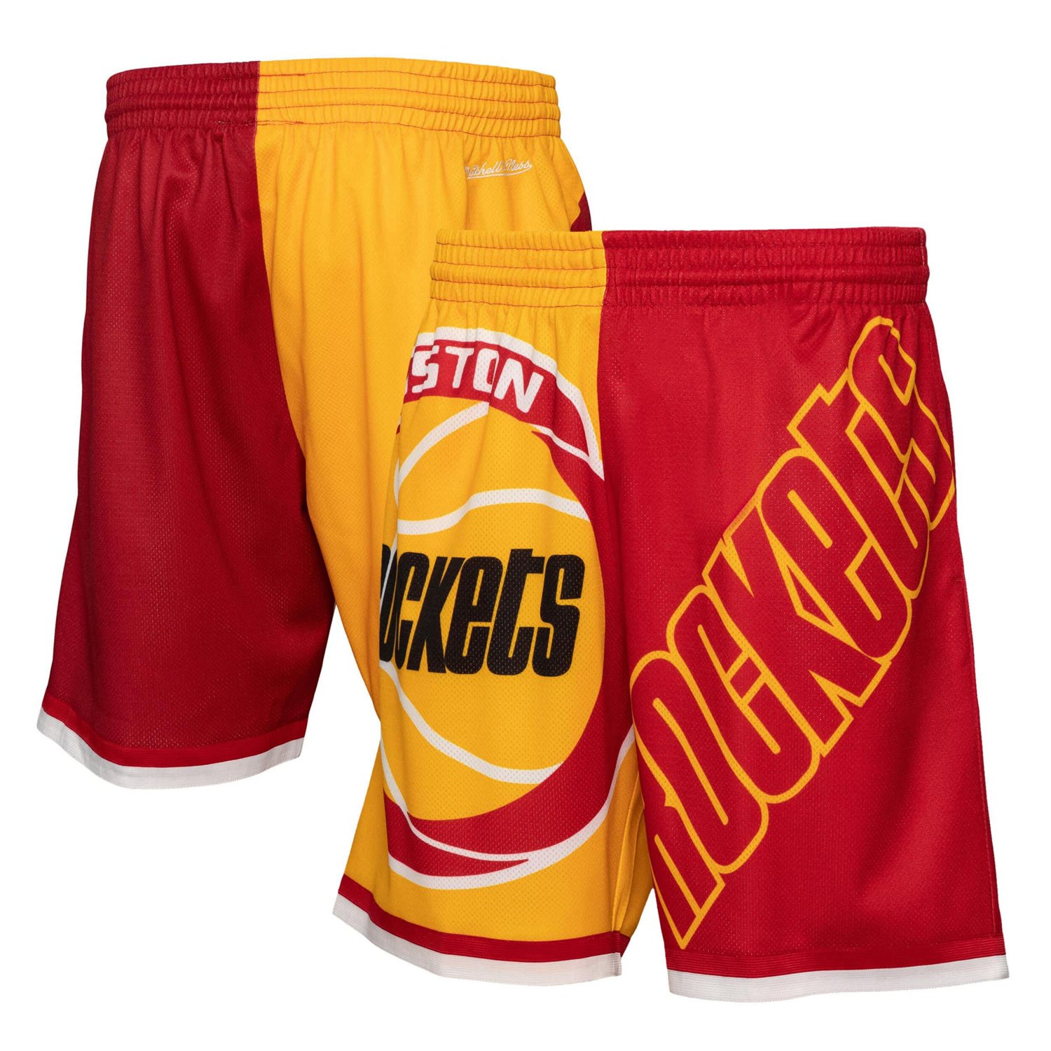 Mitchell  Ness Houston Rockets Big Face 50 Fashion Shorts                                                                        - view number 1